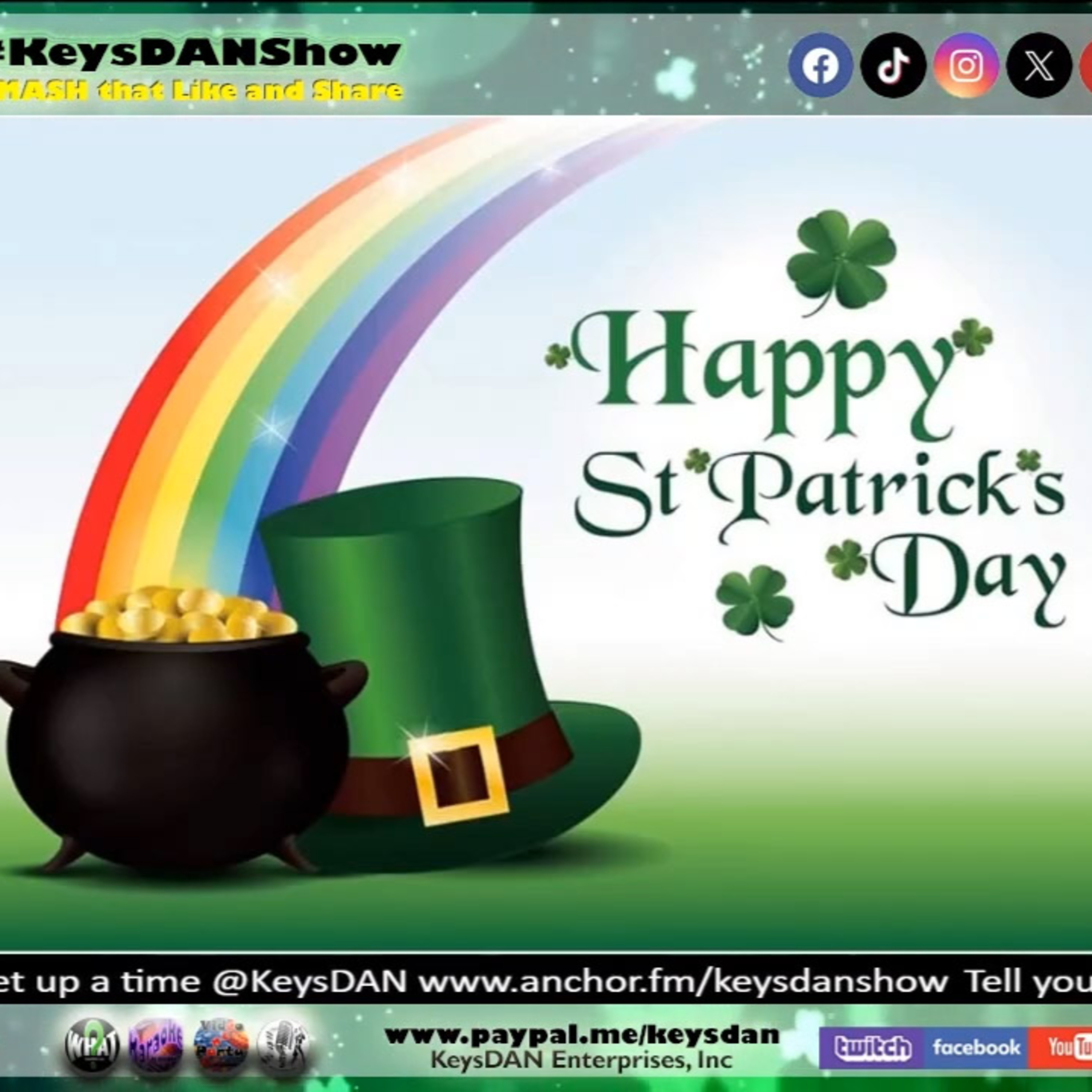 St. Patrick's Day Secrets: Leprechauns, Gold & Lore! #HISTORY KeysDAN Show #KeysDANShow @KeysDAN episode artwork