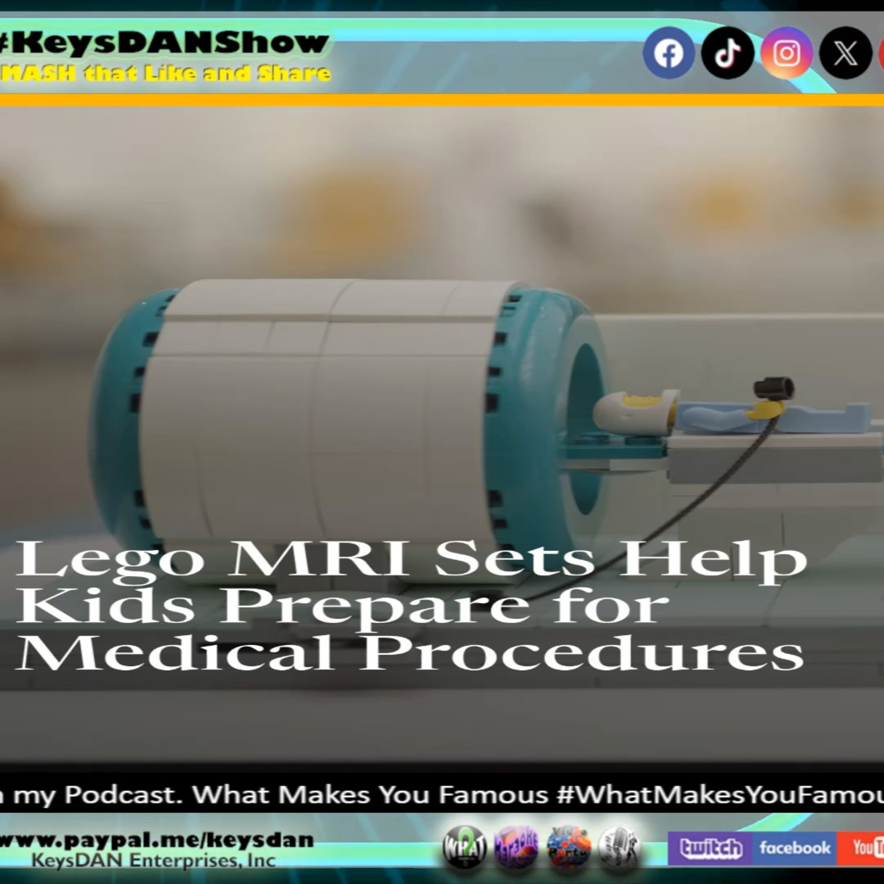 Lego's Brilliant MRI Toy Eases Child Anxiety KeysDAN Show #Science #KeysDANShow @KeysDAN episode artwork