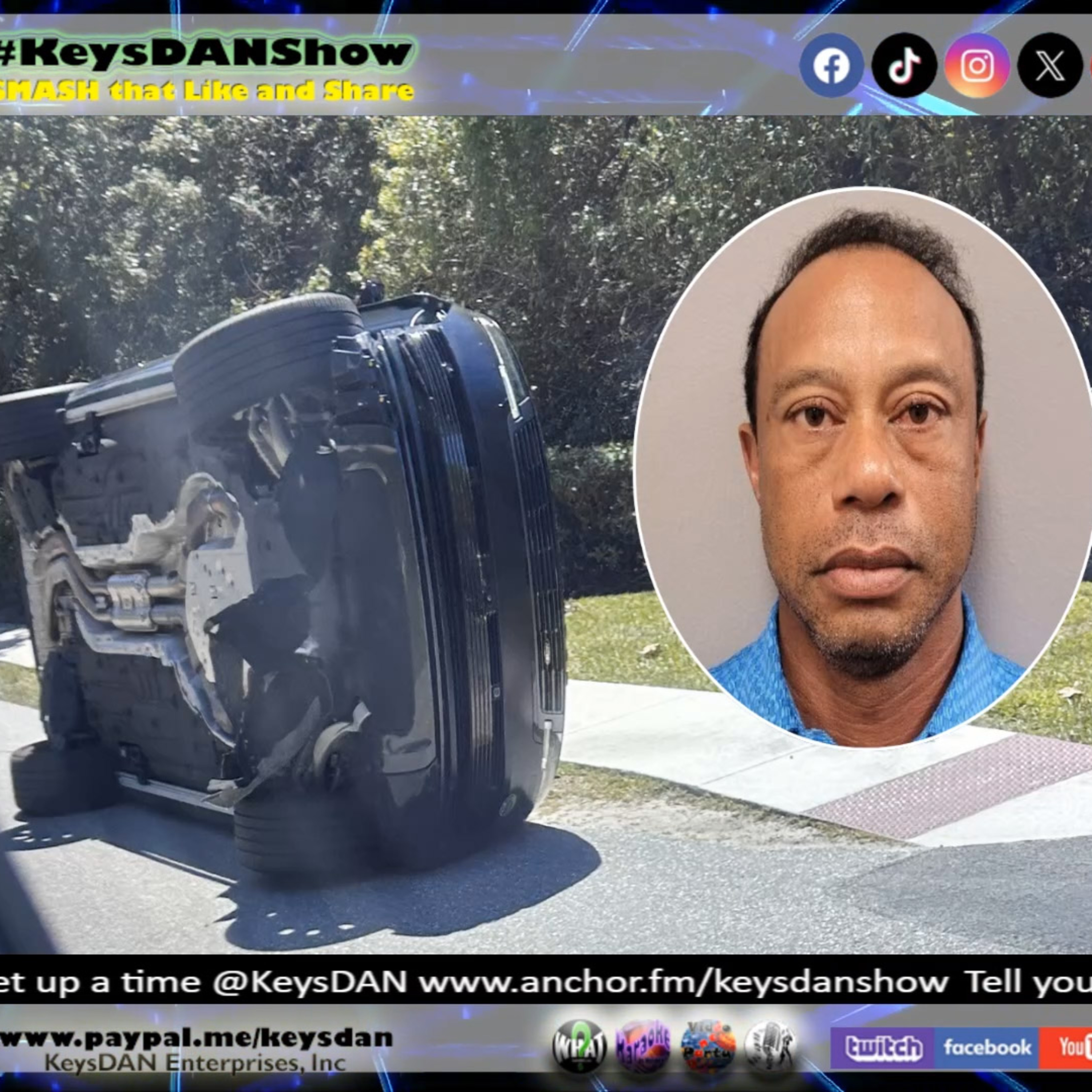Tiger Woods Arrested: DUI, Prescription Pills & Crash Details KeysDAN Show #NEWS #KeysDANShow @KeysDAN episode artwork
