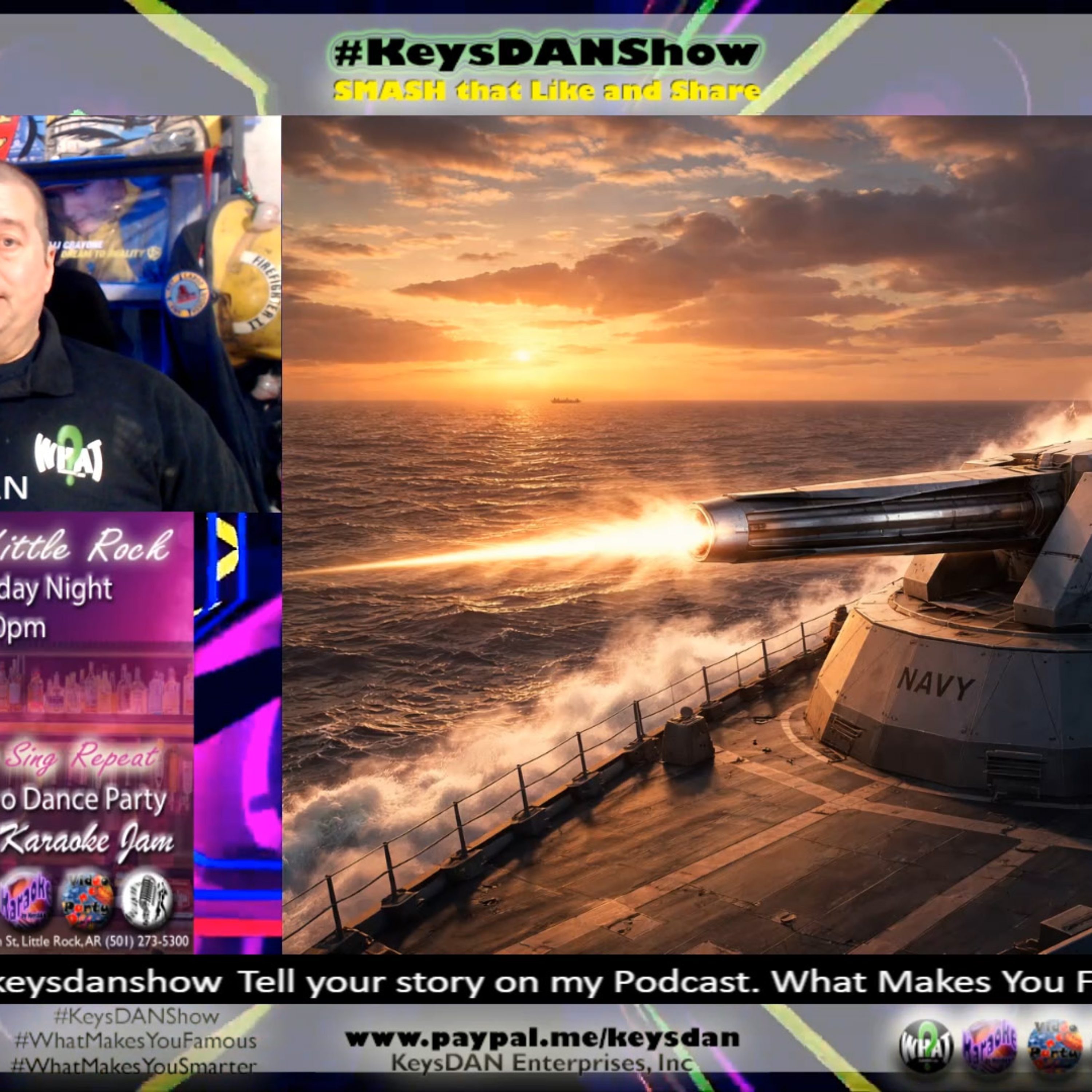 Navy's Hypersonic Railgun: The Future of Warfare? KeysDAN Show #Science #KeysDANShow @KeysDAN episode artwork