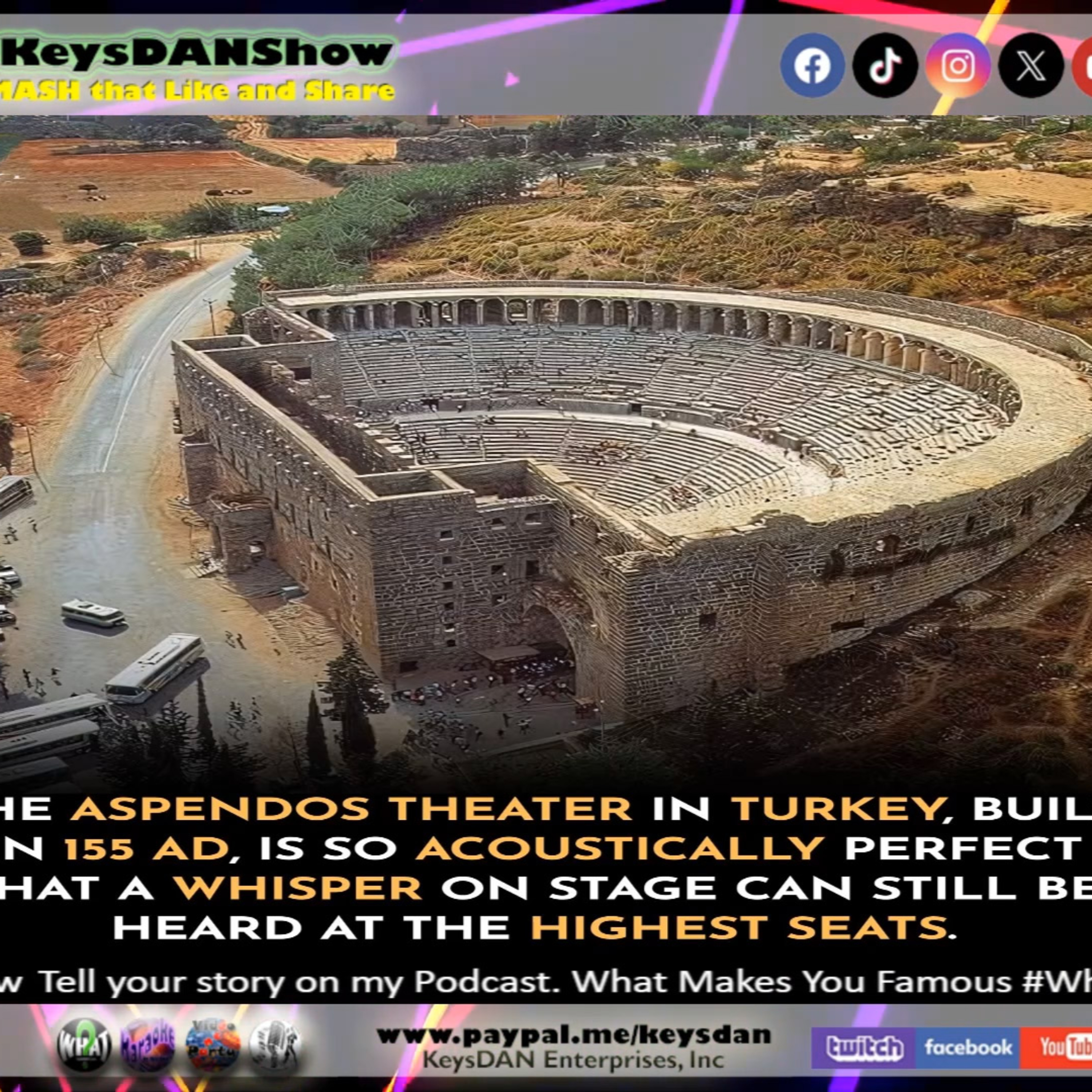 Aspendos Theater: Ancient Roman Wonder with Amazing Acoustics #HISTORY KeysDAN Show #KeysDANShow @KeysDAN episode artwork