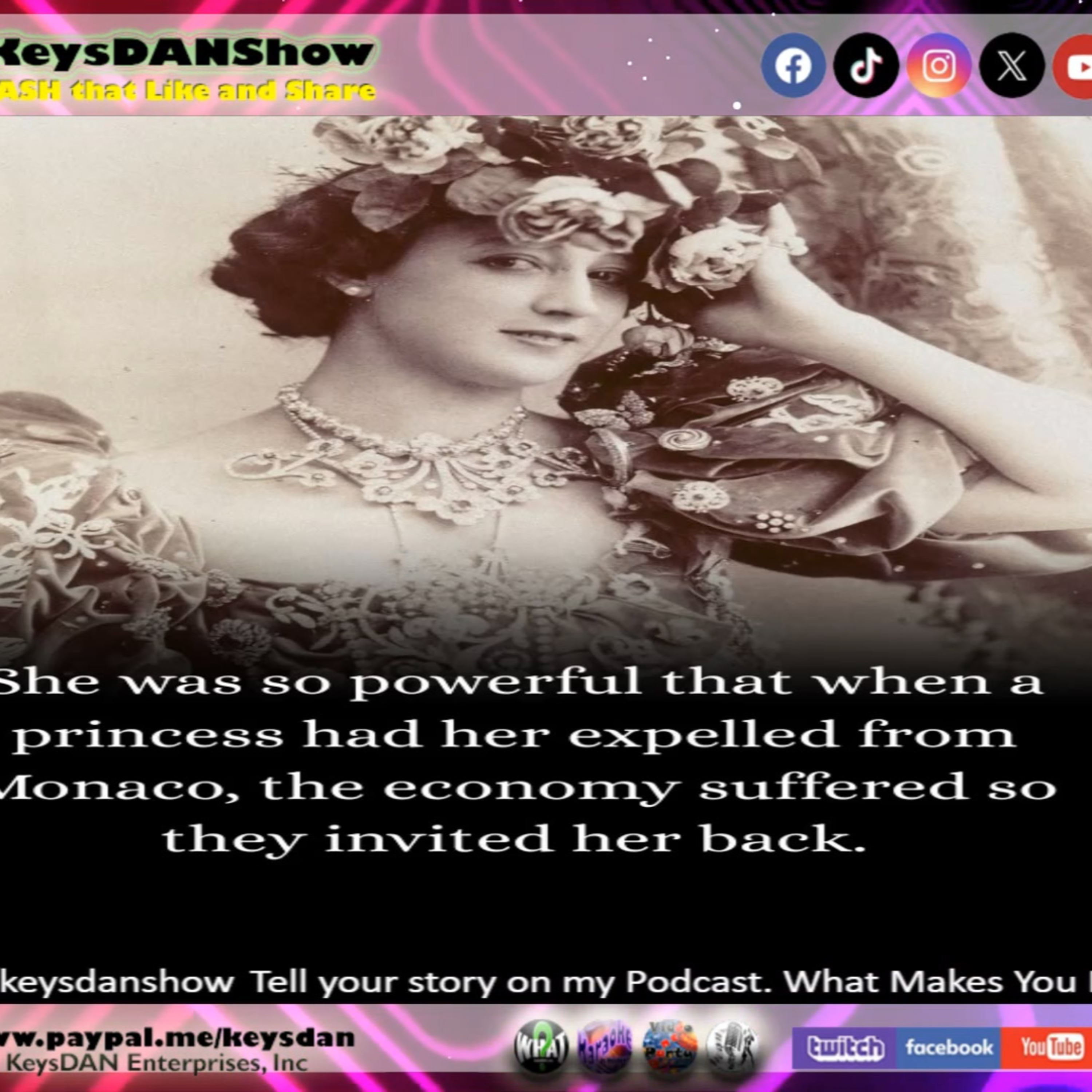 La Belle Otero: The Courtesan Who Dominated Europe #HISTORY KeysDAN Show #KeysDANShow @KeysDAN episode artwork