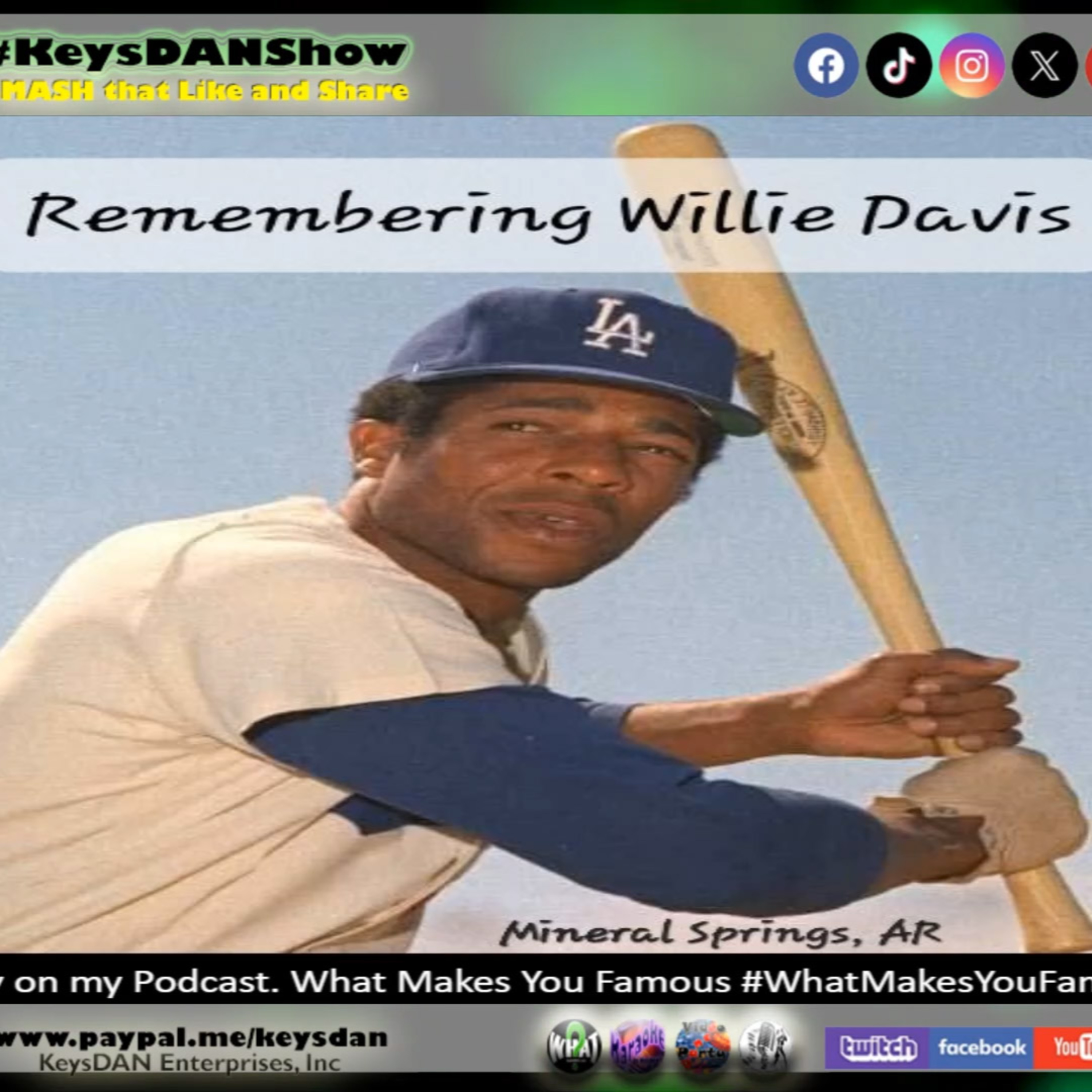 Willie Davis: Dodger Legend, The 3 Dog's Incredible Career #HISTORY KeysDAN Show #KeysDANShow @KeysDAN episode artwork