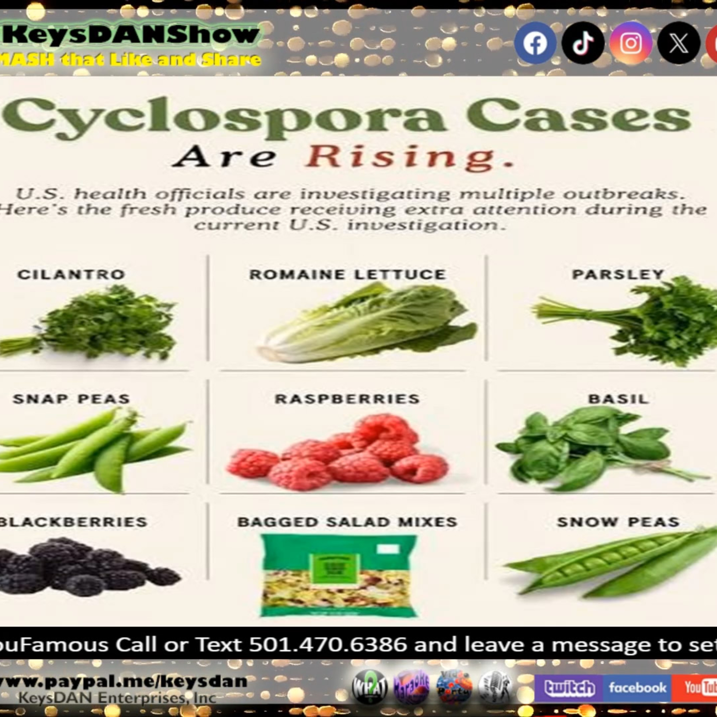 Cyclosporiasis Outbreak: What You Need to Know Now KeysDAN Show #Health #KeysDANShow @KeysDAN episode artwork