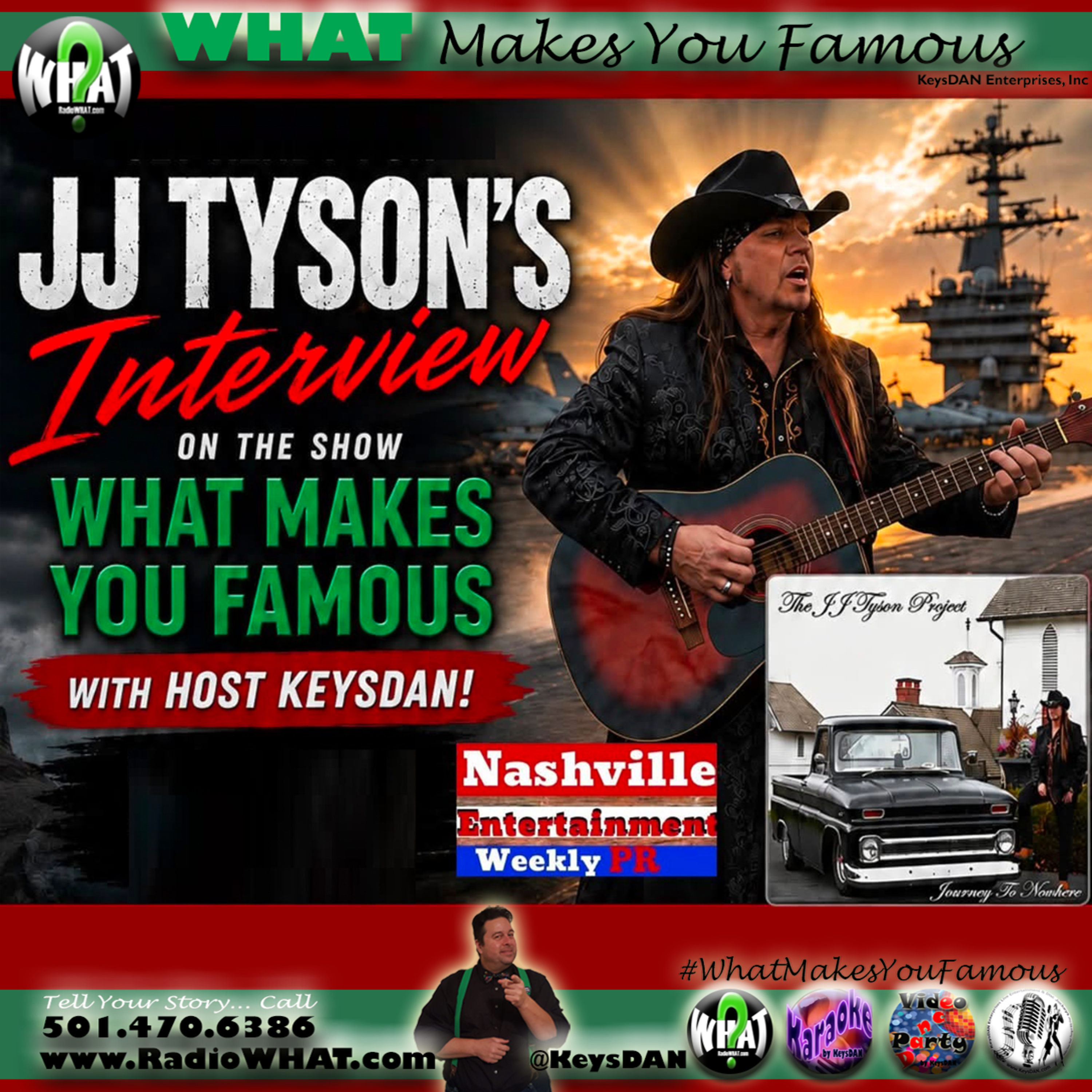 JJ Tyson Project - For The Love Of Freedom What Makes You Famous #PODCAST #WhatMakesYouFamous @KeysDAN  episode artwork
