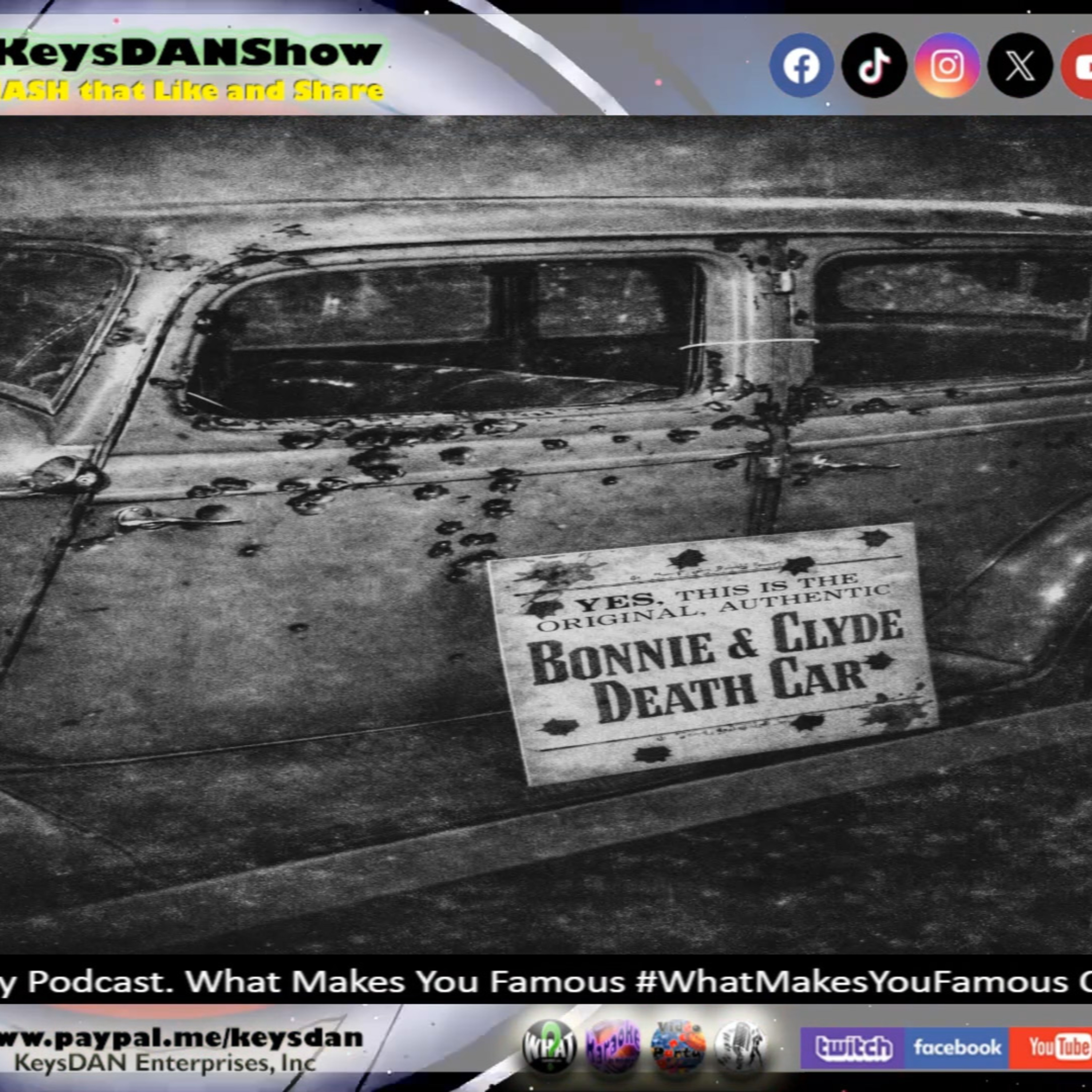 Bonnie and Clyde's Death Car: Final Moments Revealed #HISTORY KeysDAN Show #KeysDANShow @KeysDAN episode artwork