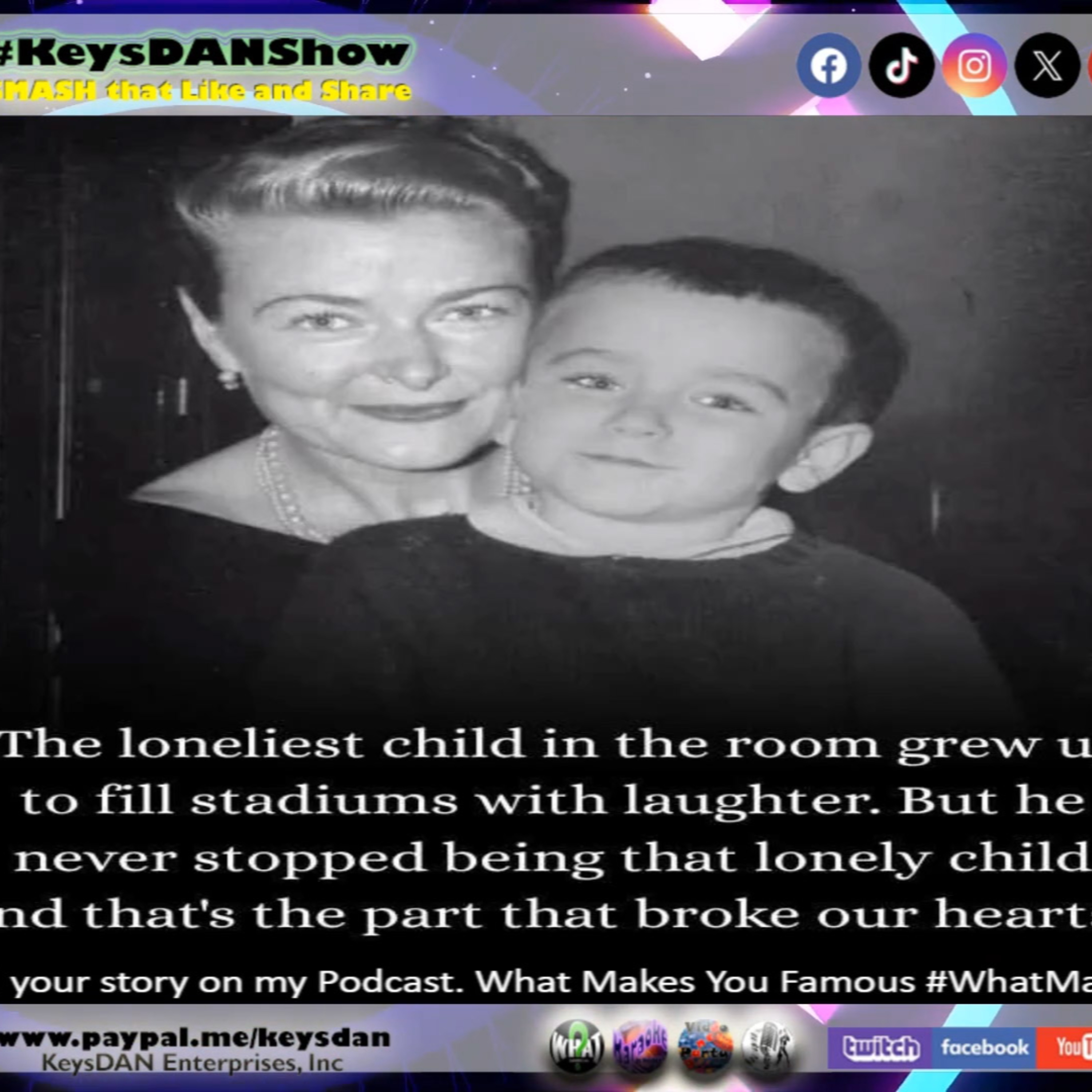 Robin Williams: The Lonely Child Who Made Us Laugh #HISTORY KeysDAN Show #KeysDANShow @KeysDAN episode artwork