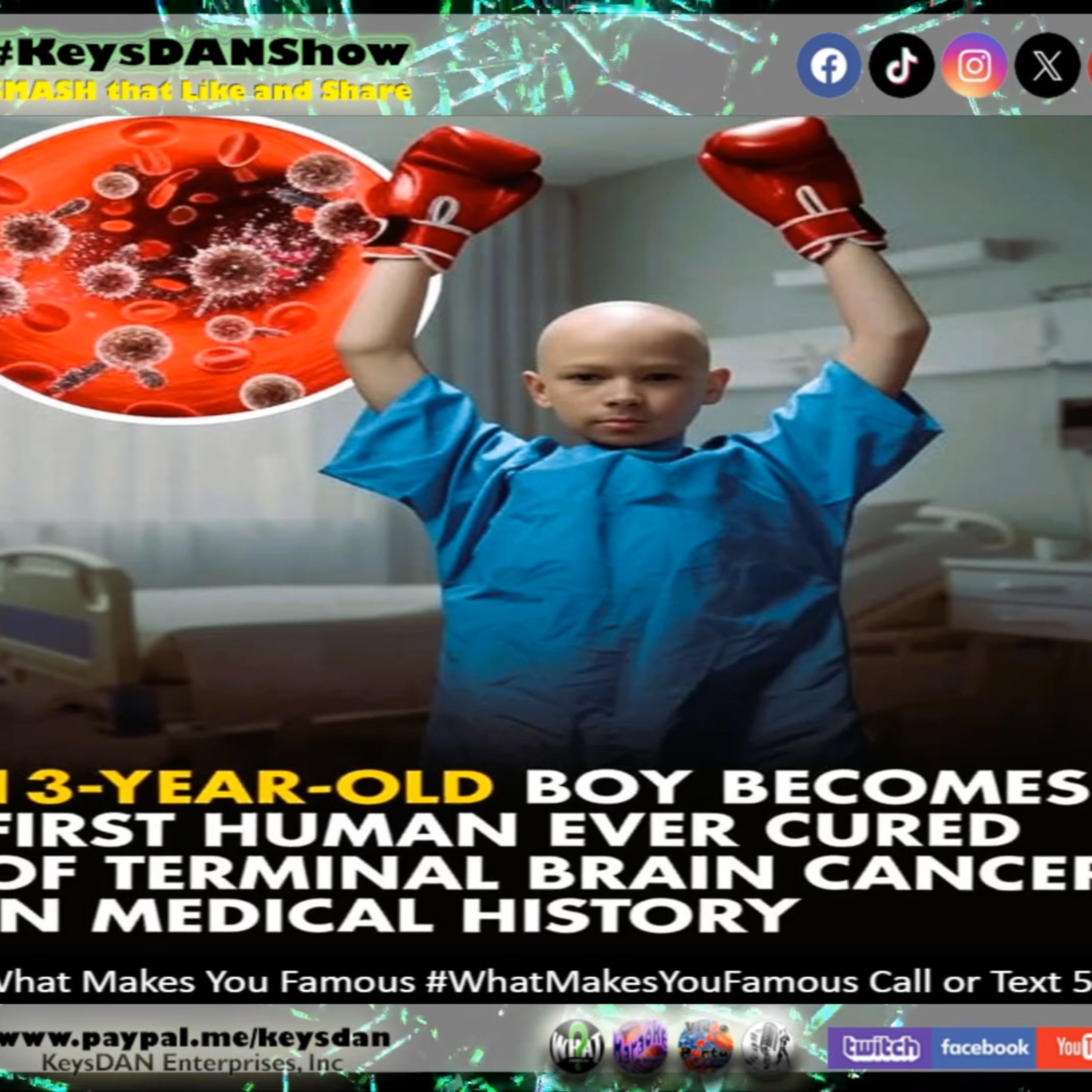 Boy Cured of Untreatable Brain Cancer: A Medical Miracle! KeysDAN Show #Health #KeysDANShow @KeysDAN episode artwork