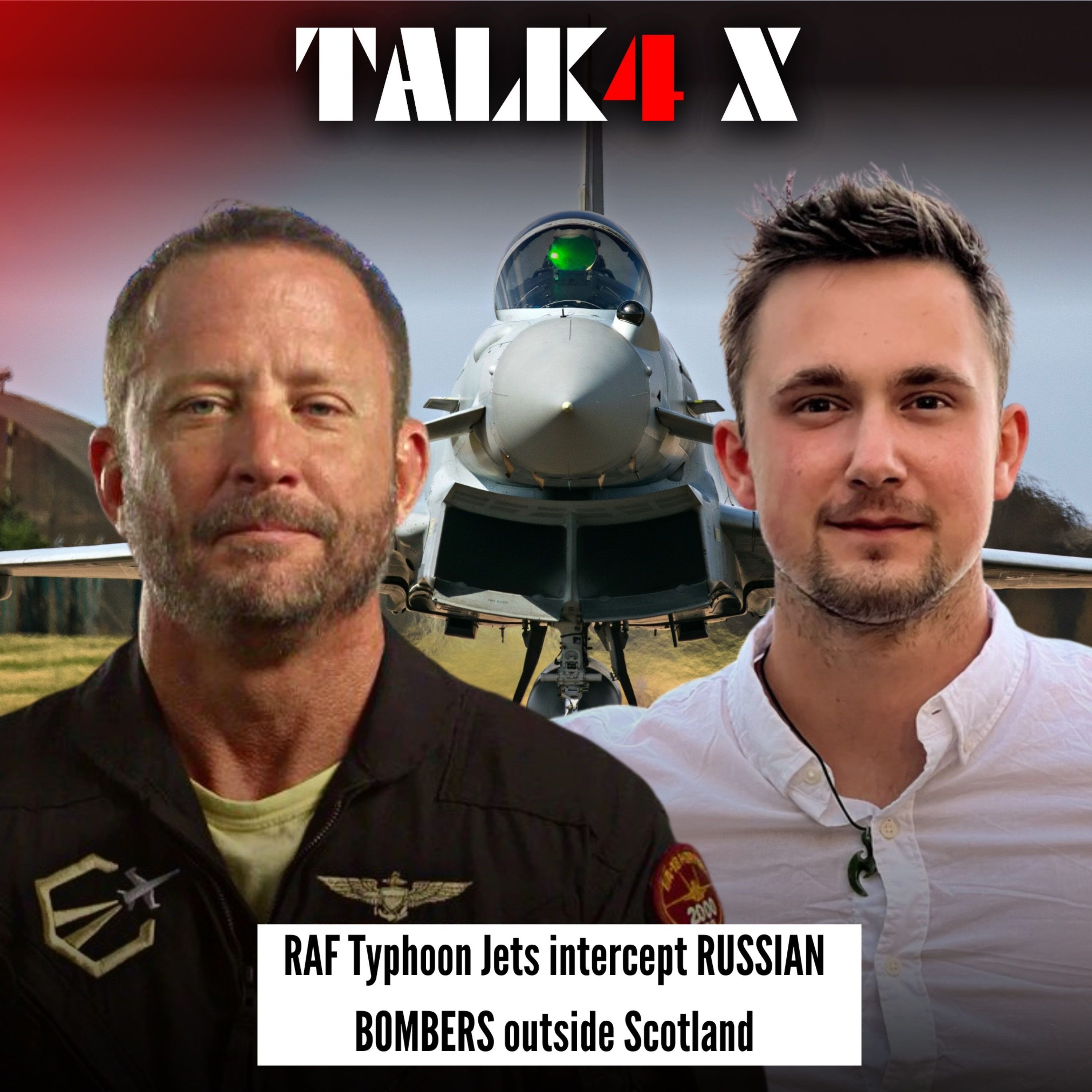 RAF Typhoon Jets intercept RUSSIAN BOMBERS outside Scotland | Interview with TOP GUN Fighter Pilot