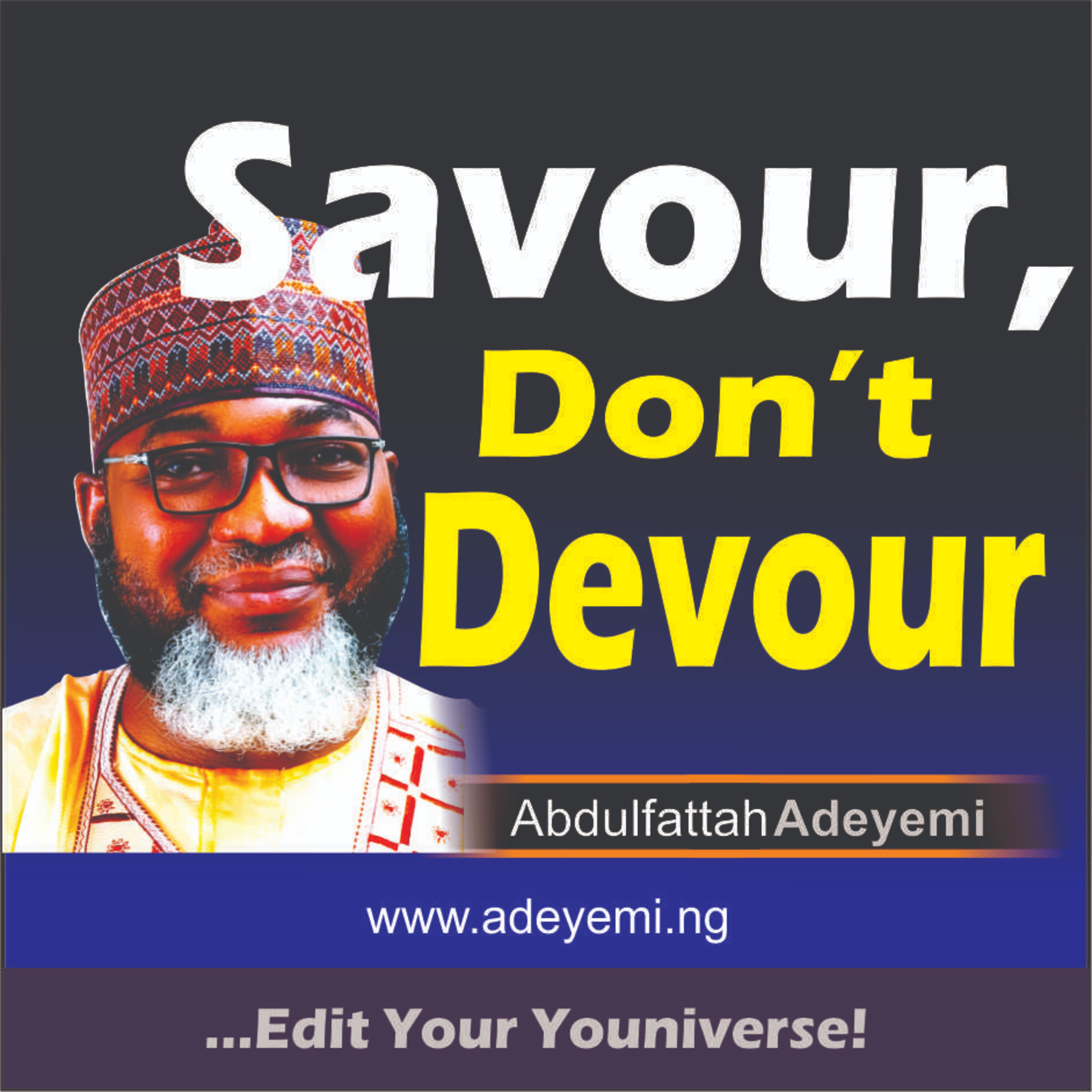 SAVOUR, DON'T DEVOUR episode artwork