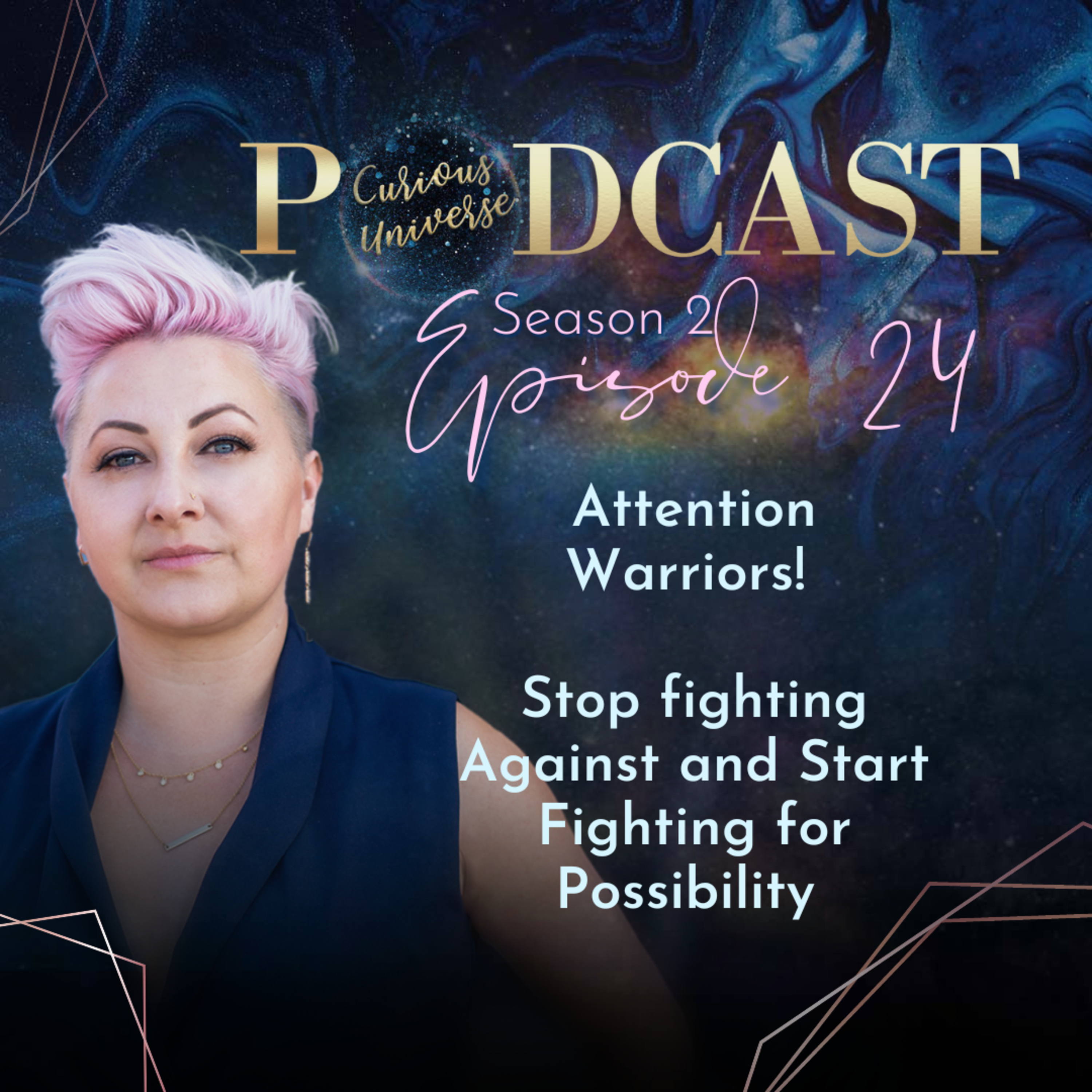  24 - Attention Warriors! Stop fighting Against and Start Fighting for Possibility. episode artwork