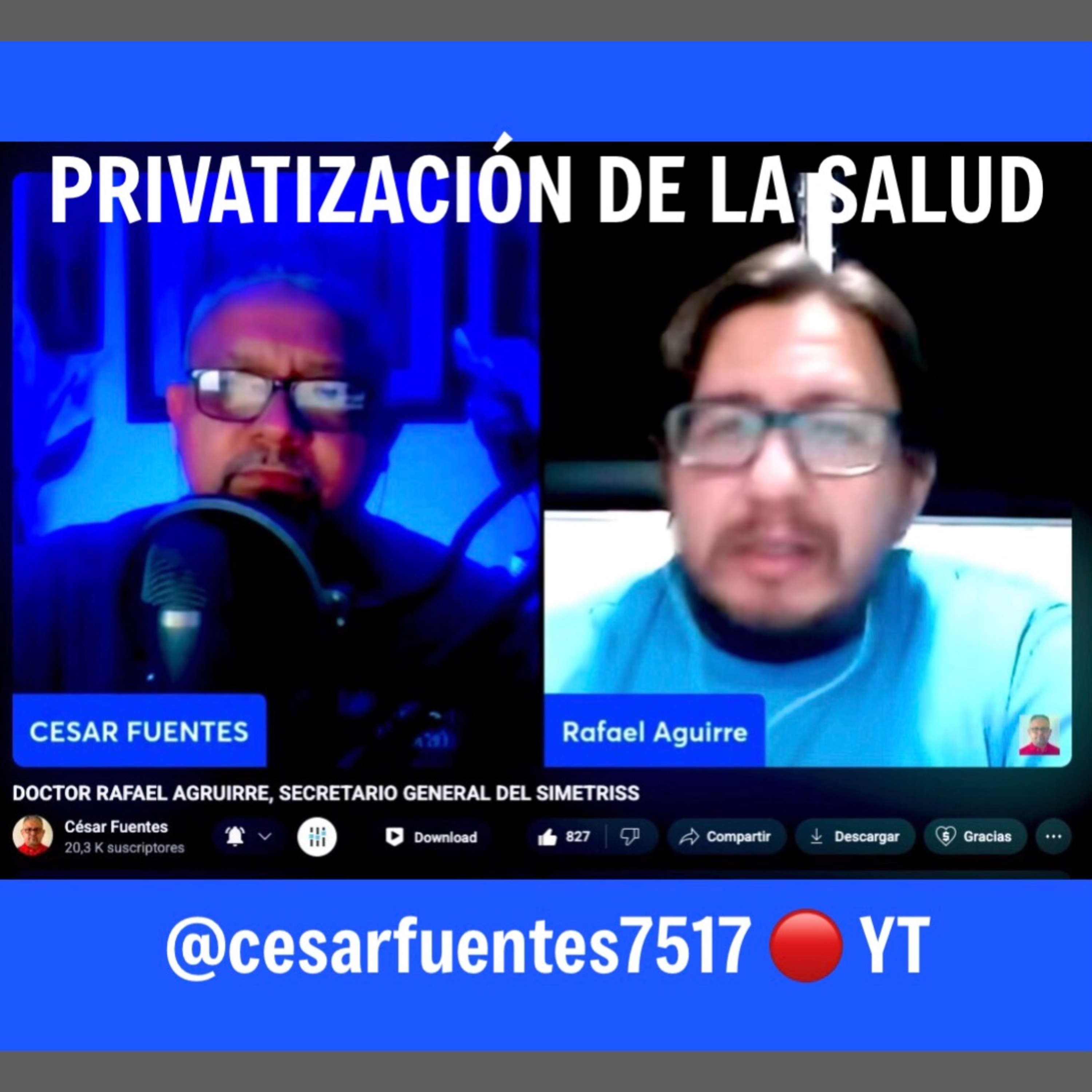 PRIVATIZACIÓN DE LA SALUD EN EL SALVADOR / Dr. Rafael Aguirre (SIMETRISS) y César Fuentes episode artwork