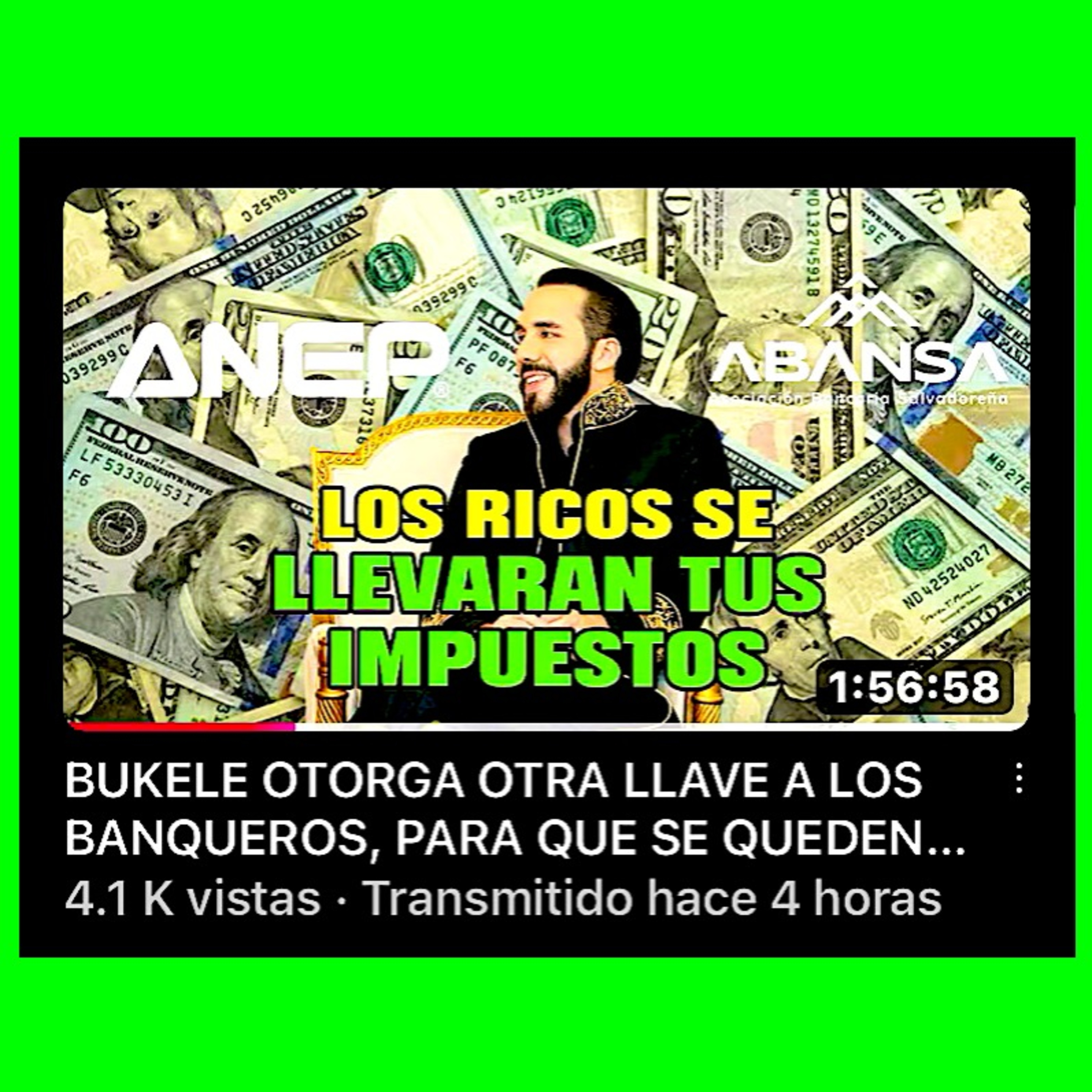 EL HUEVEYO ANUNCIADO DEL BUKELATO CORRUPTO / @cesarfuentes7517 en YT episode artwork