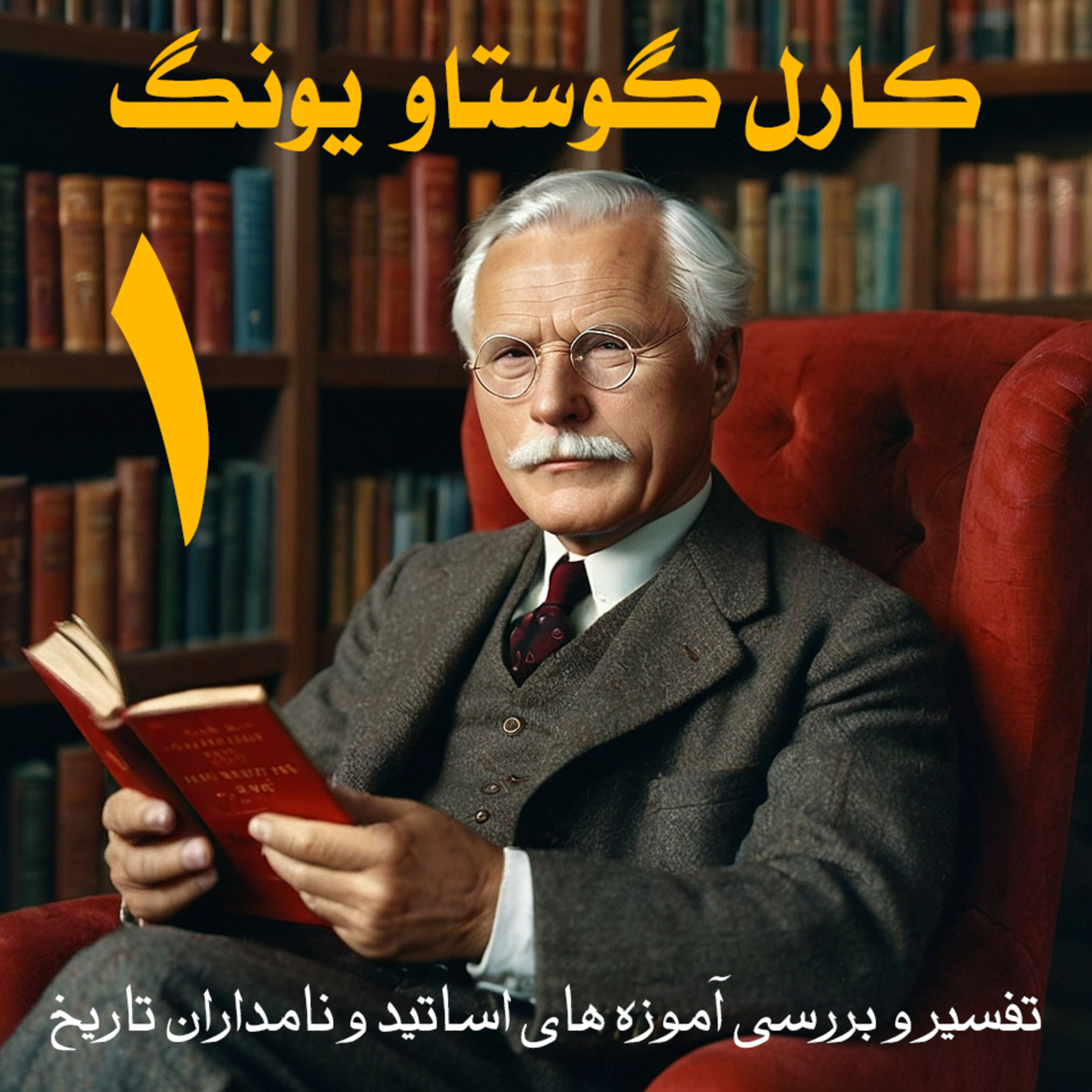 کاور کارل گوستاو یونگ - قسمت اول از تفسیر و بررسی آموزه های اساتید و نامداران تاریخ