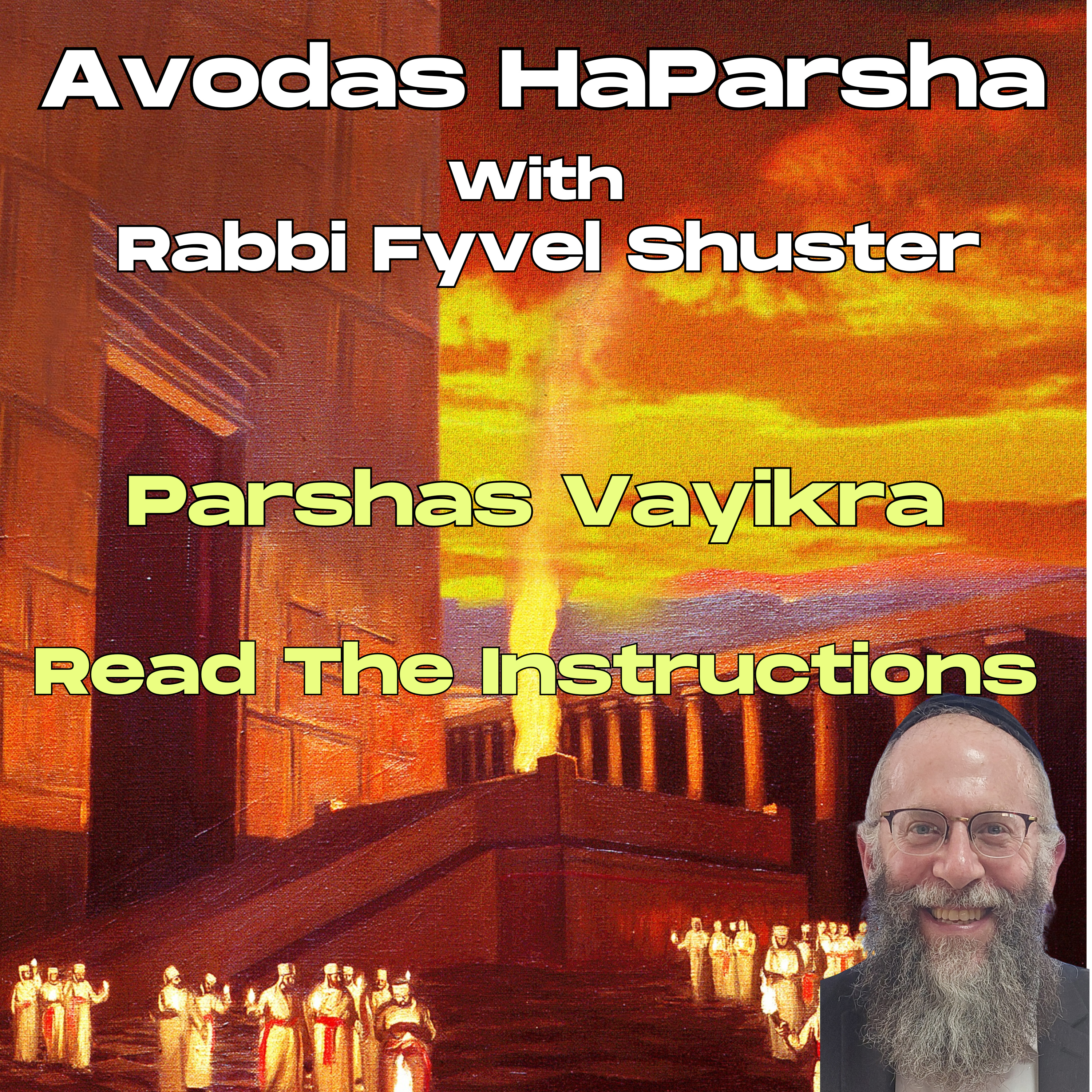 Read The Instructions - Avodas HaParsha Parshas Vayikra episode artwork