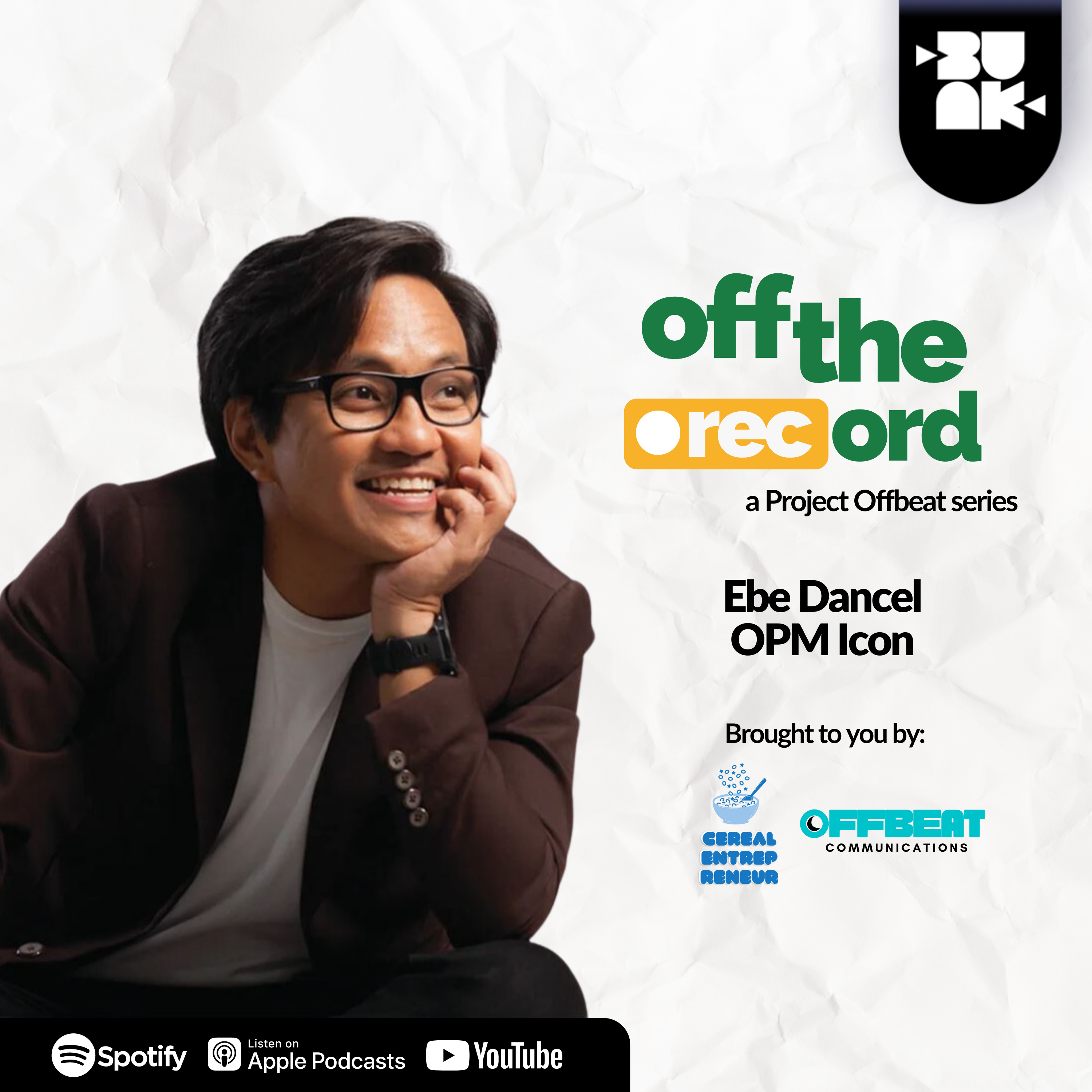 Ebe Dancel | Off the Record episode artwork