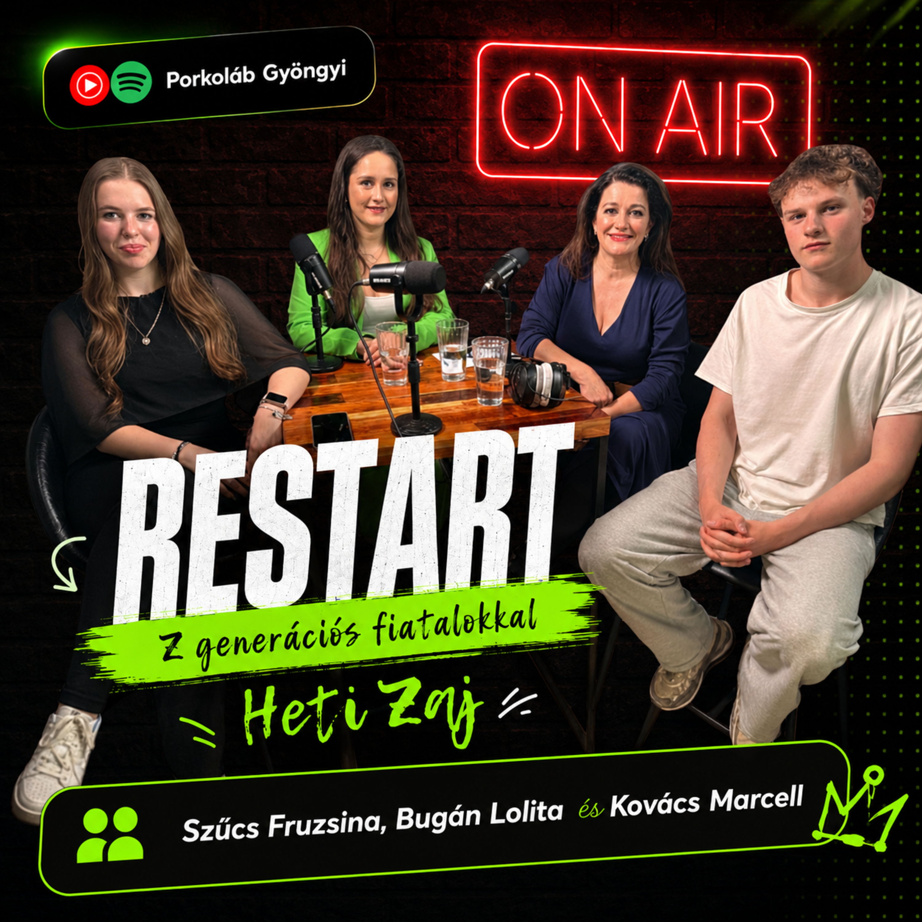 RESTART – beszélgetés a Z generációs fiatalokkal: Heti Zaj episode artwork