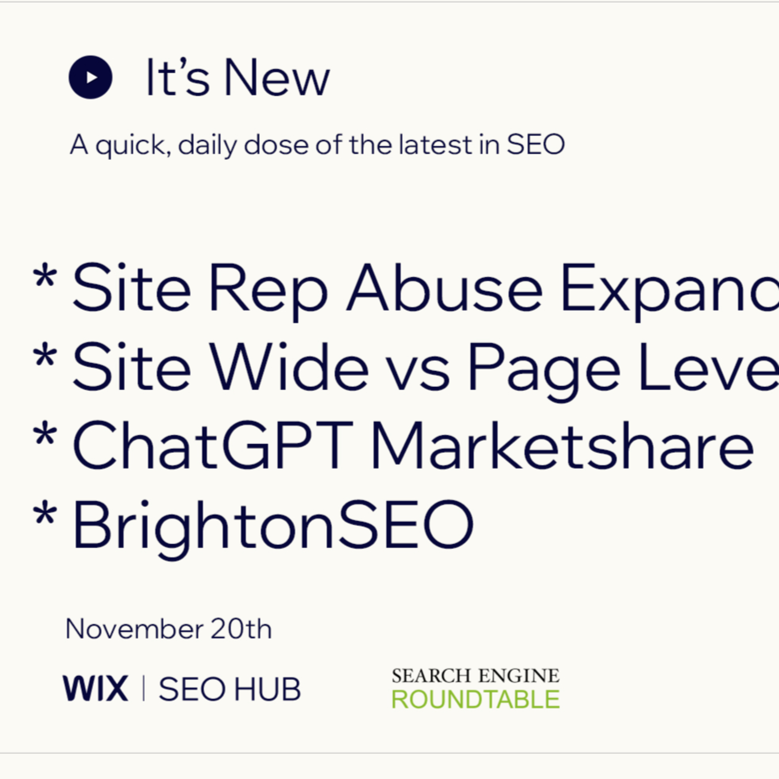 Search Engine Roundtable Podcast