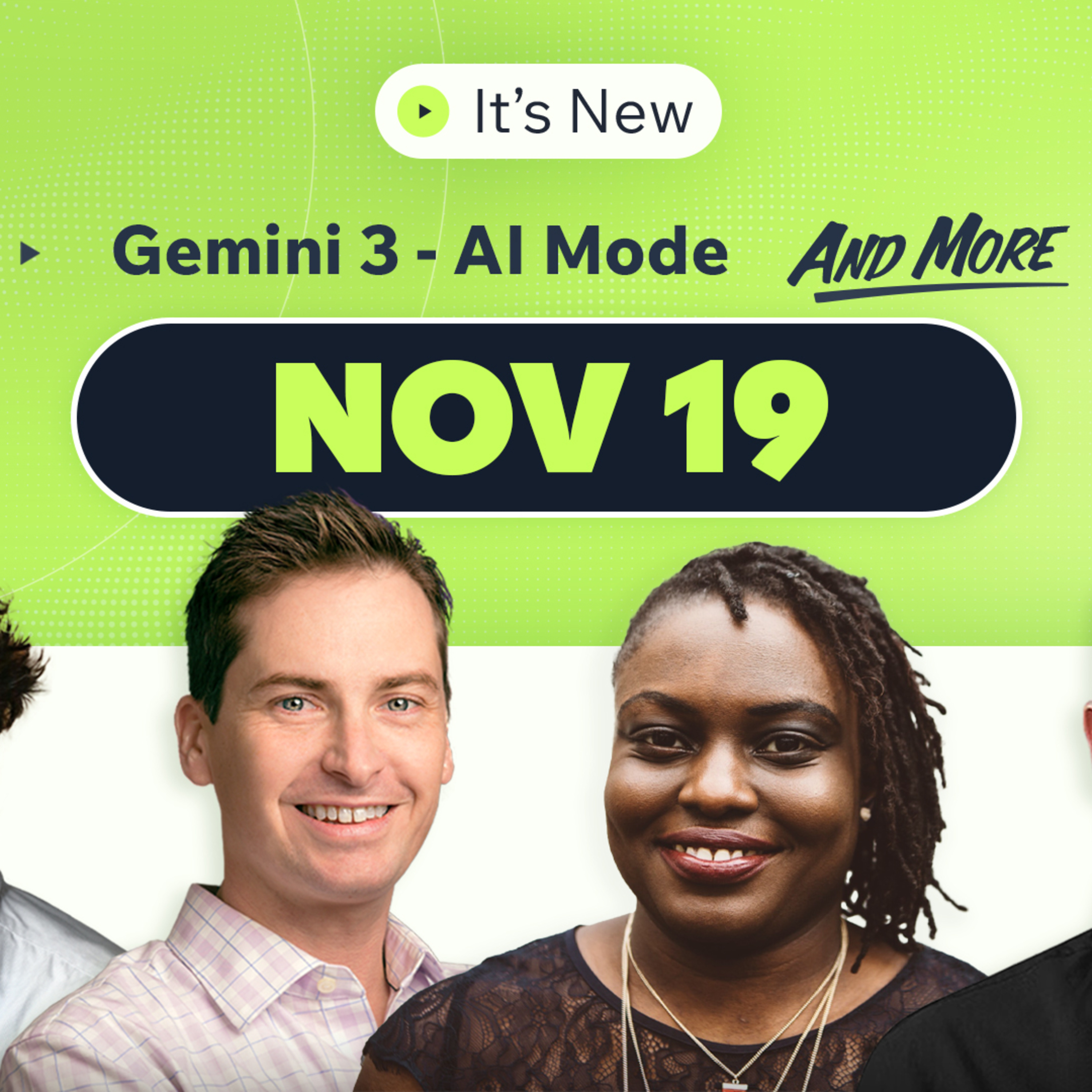 It’s New 11/19: Google Gemini 3 powers AI Mode, GEO rush, Google Ads, Microsoft Advertising and Semrush news episode artwork