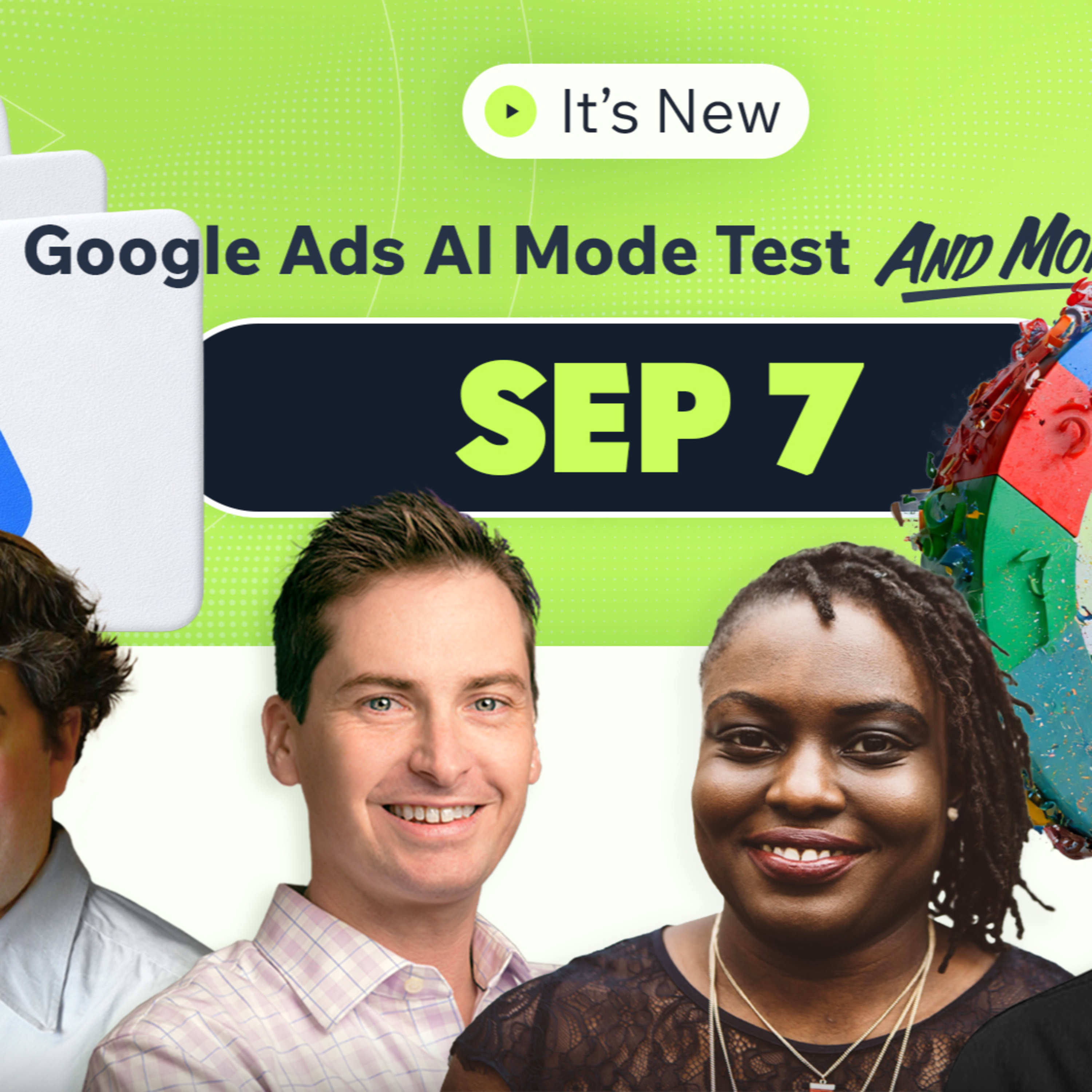 It's New 9/7: Google Ads in AI Mode test, the reverse crocodile for shopping ads, stale jobs & losing faith  episode artwork