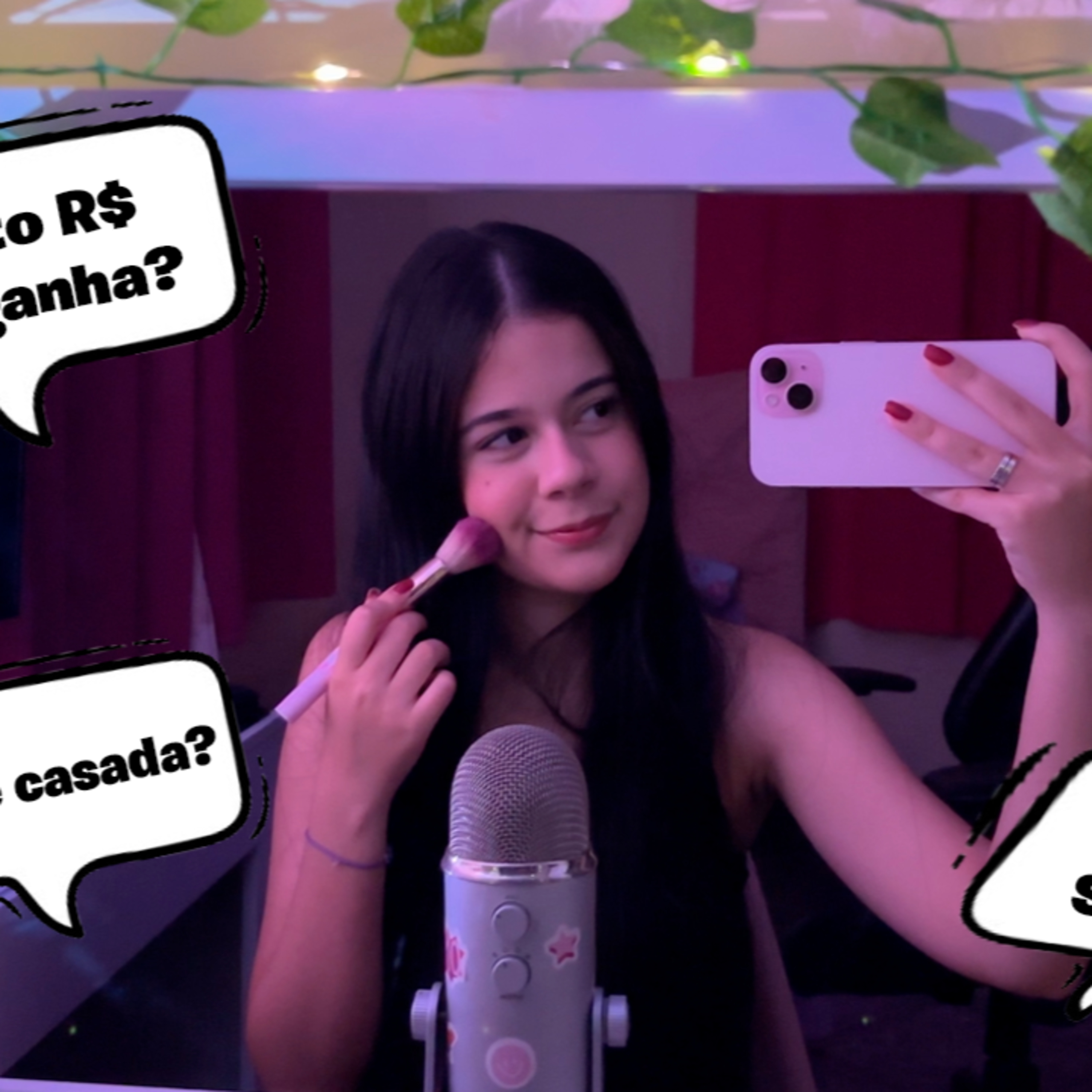 ASMR | RESPONDENDO PERGUNTAS ENQUANTO ME MAQUIO episode artwork