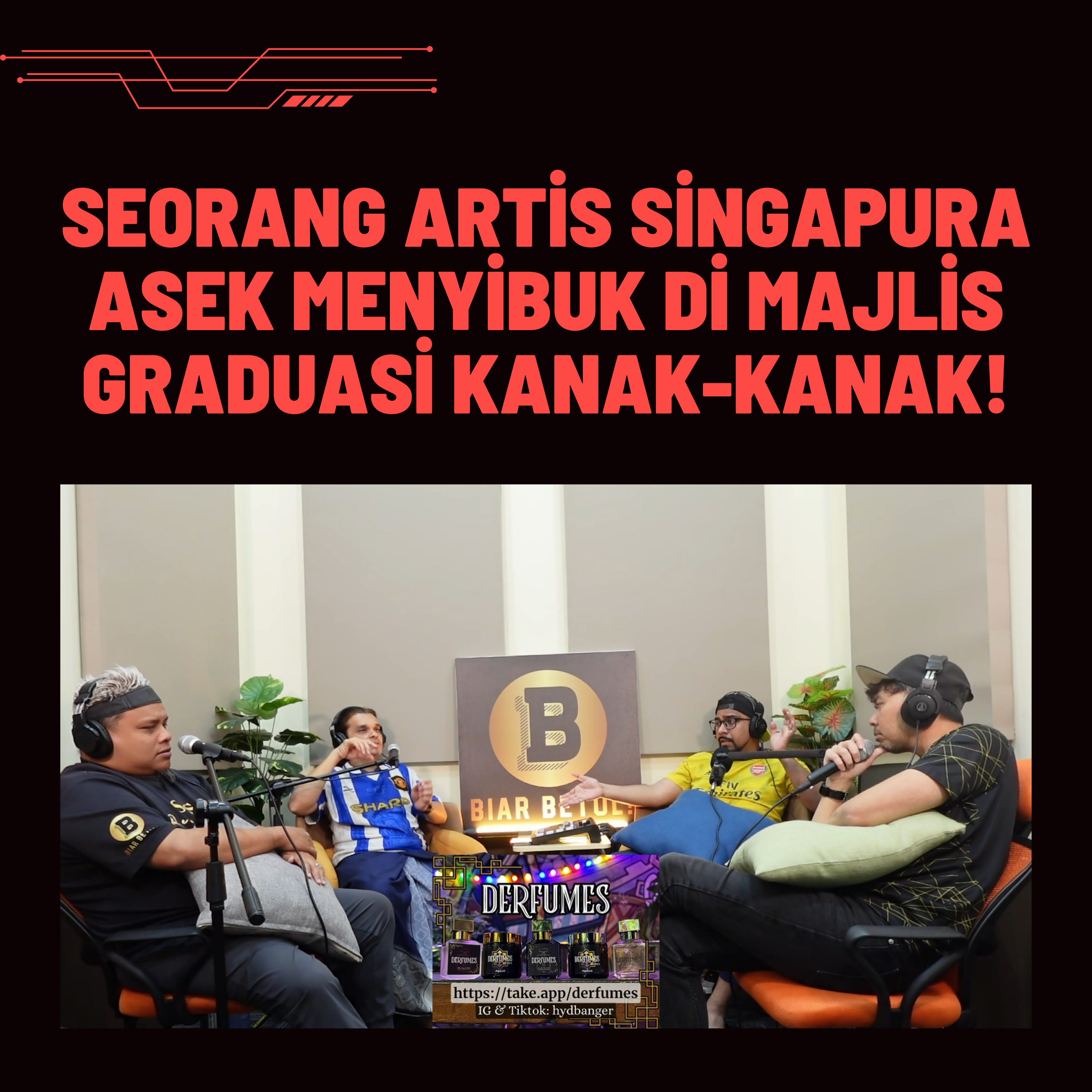S1E620: Seorang artis Singapura asek menyibuk di majlis graduasi kanak-kanak!