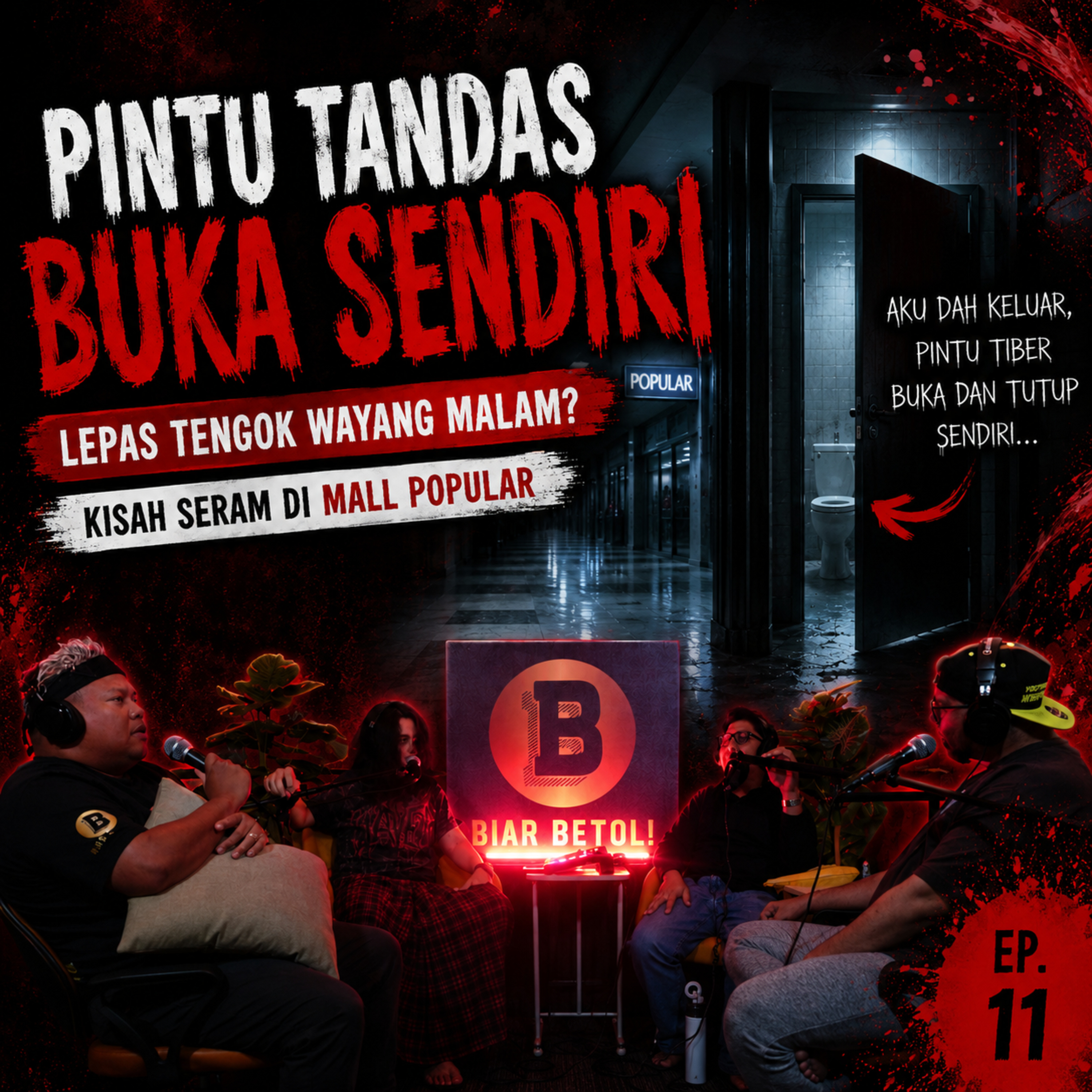 S1E667: Seram Ni... Pintu tandas buka sendiri! episode artwork