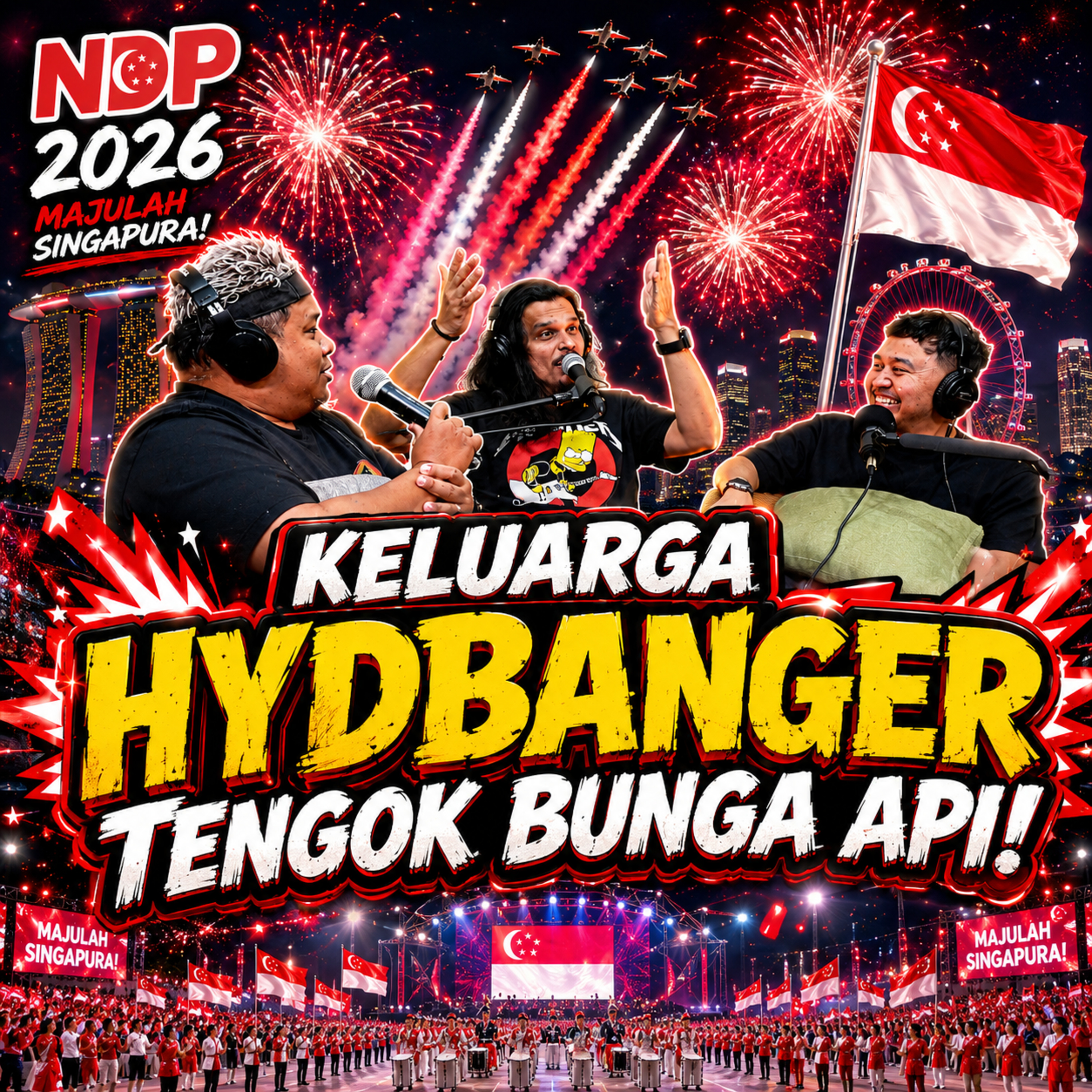 S1E700: Hydbanger Sekeluarga Tengok Bunga Api! episode artwork