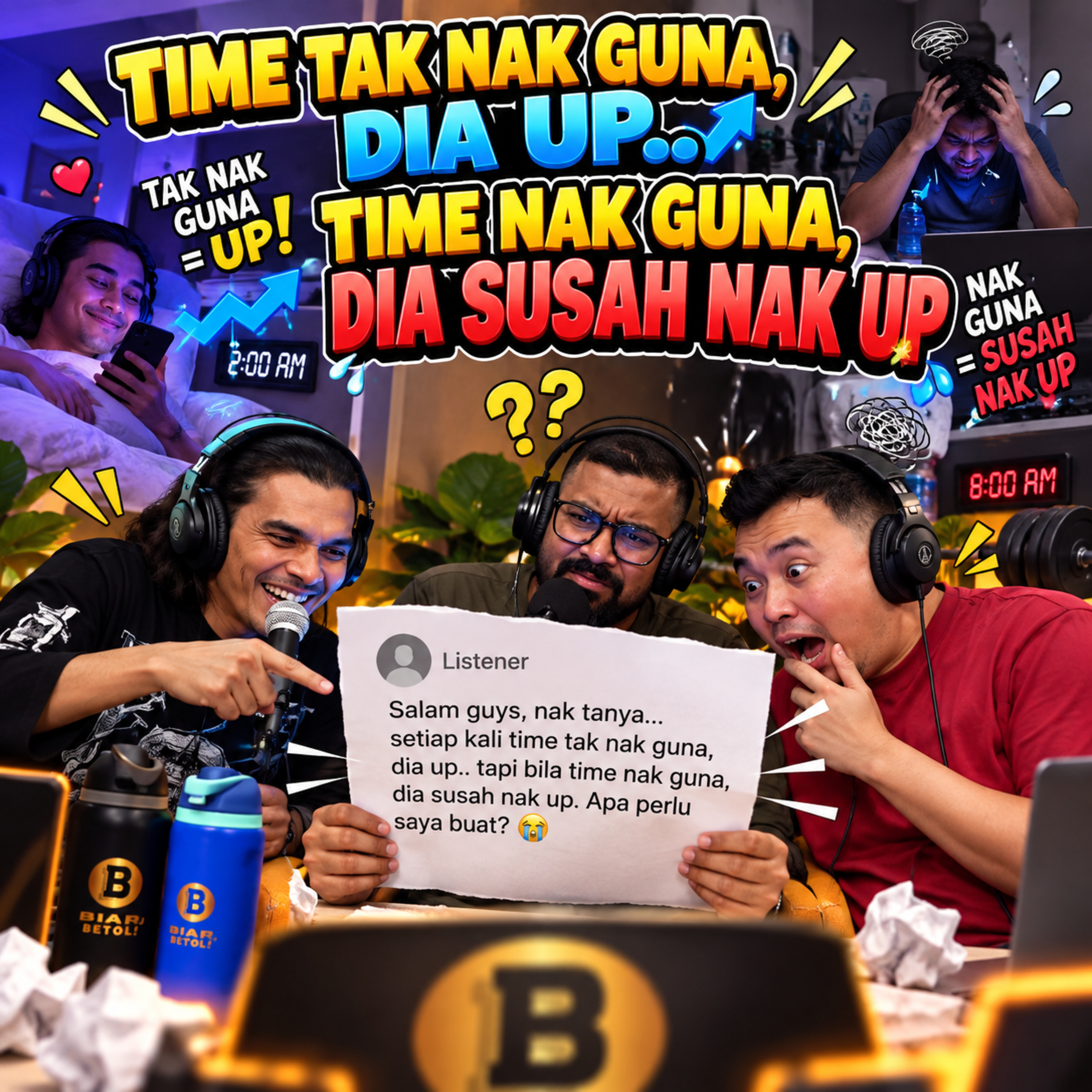 S1E735: TIME TAK NAK GUNA, DIA UP.. TIME NAK GUNA, DIA SUSAH