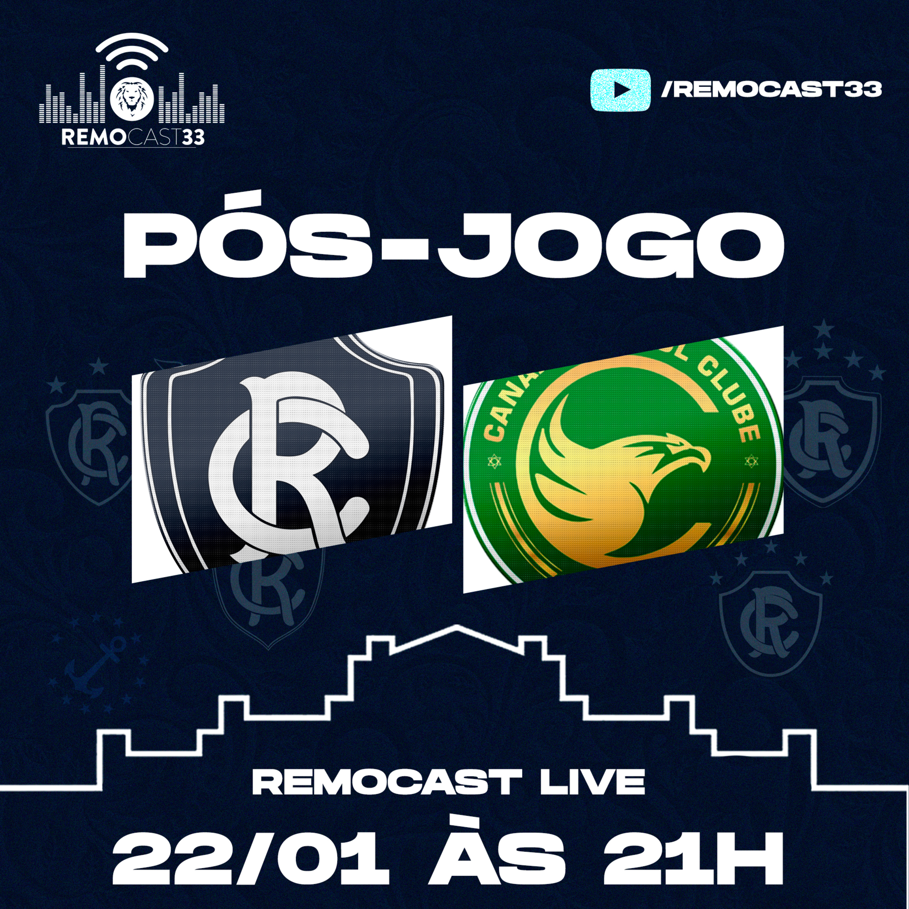 Remo 5 x 0 Canaã (Pós-jogo) Remo 1 x 0 Castanhal (Pré-jogo)