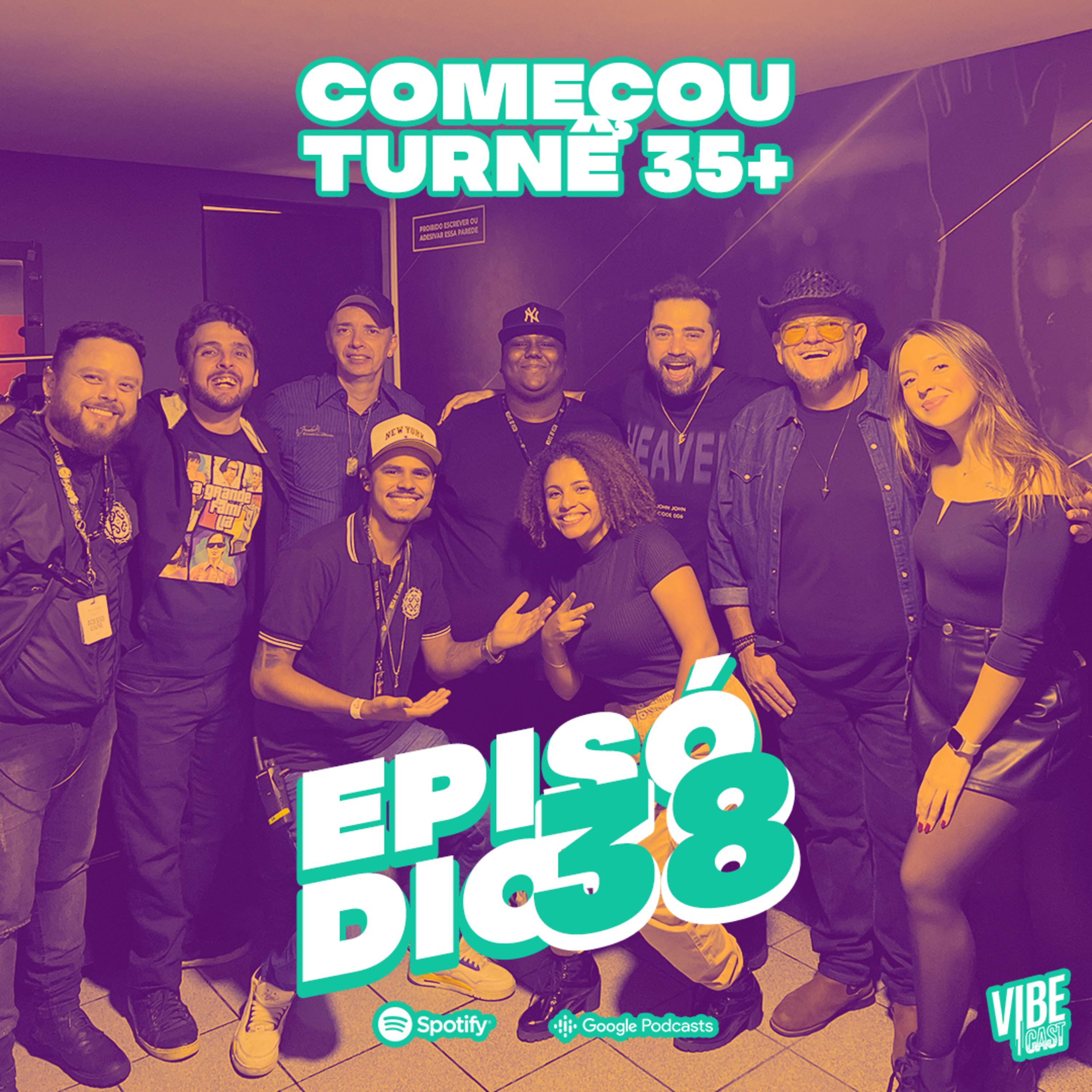 Vibecast 38 - Começou a Turnê Rosa de Saron 35+ (Histórias, Bastidores do Show, Setlist Comentada e muito mais!) episode artwork