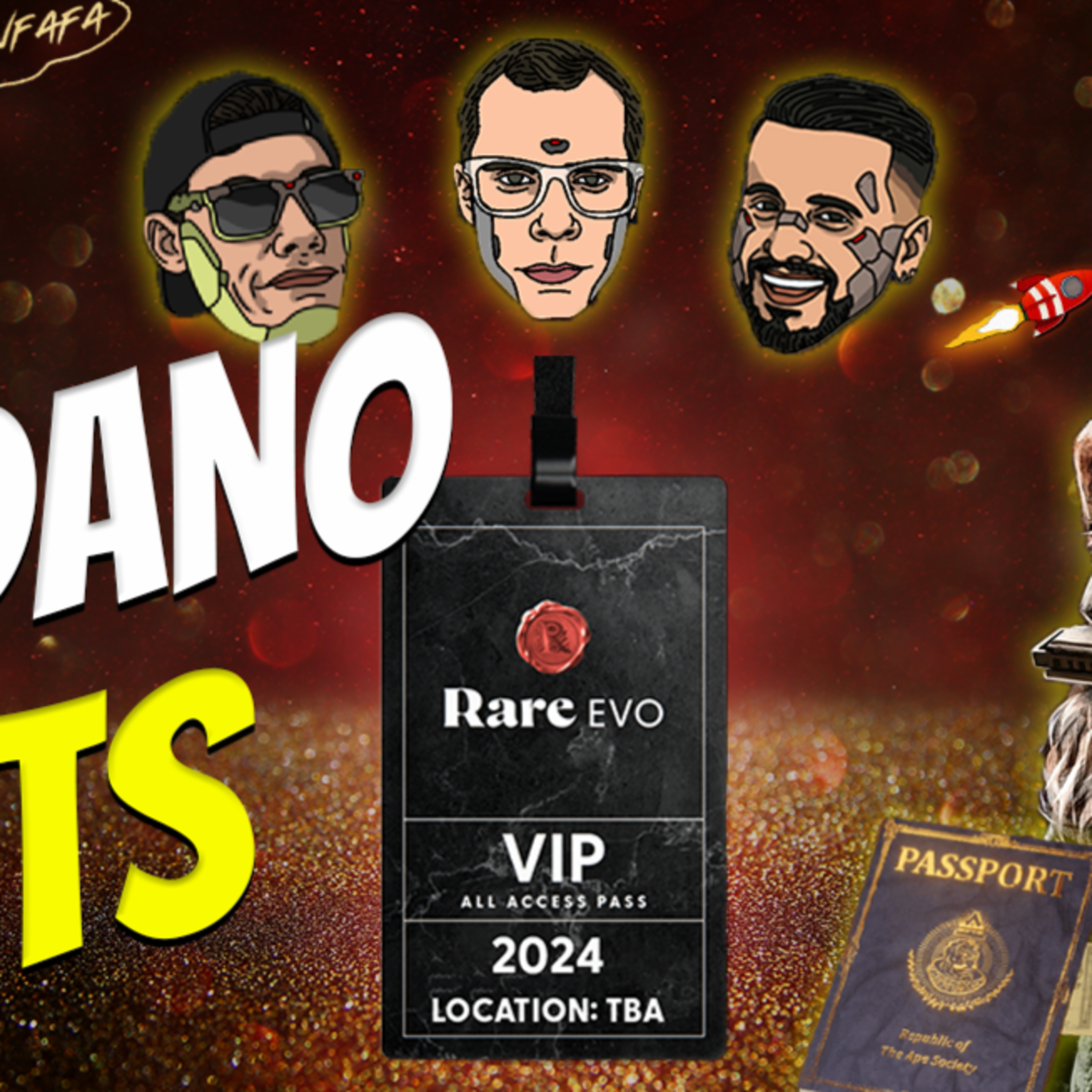 🔴 Rare Evo 2024 NFTs w/FOUNDERS, The Ape Society Buildings, & More Cardano NFTs l F35 Live #80 episode artwork