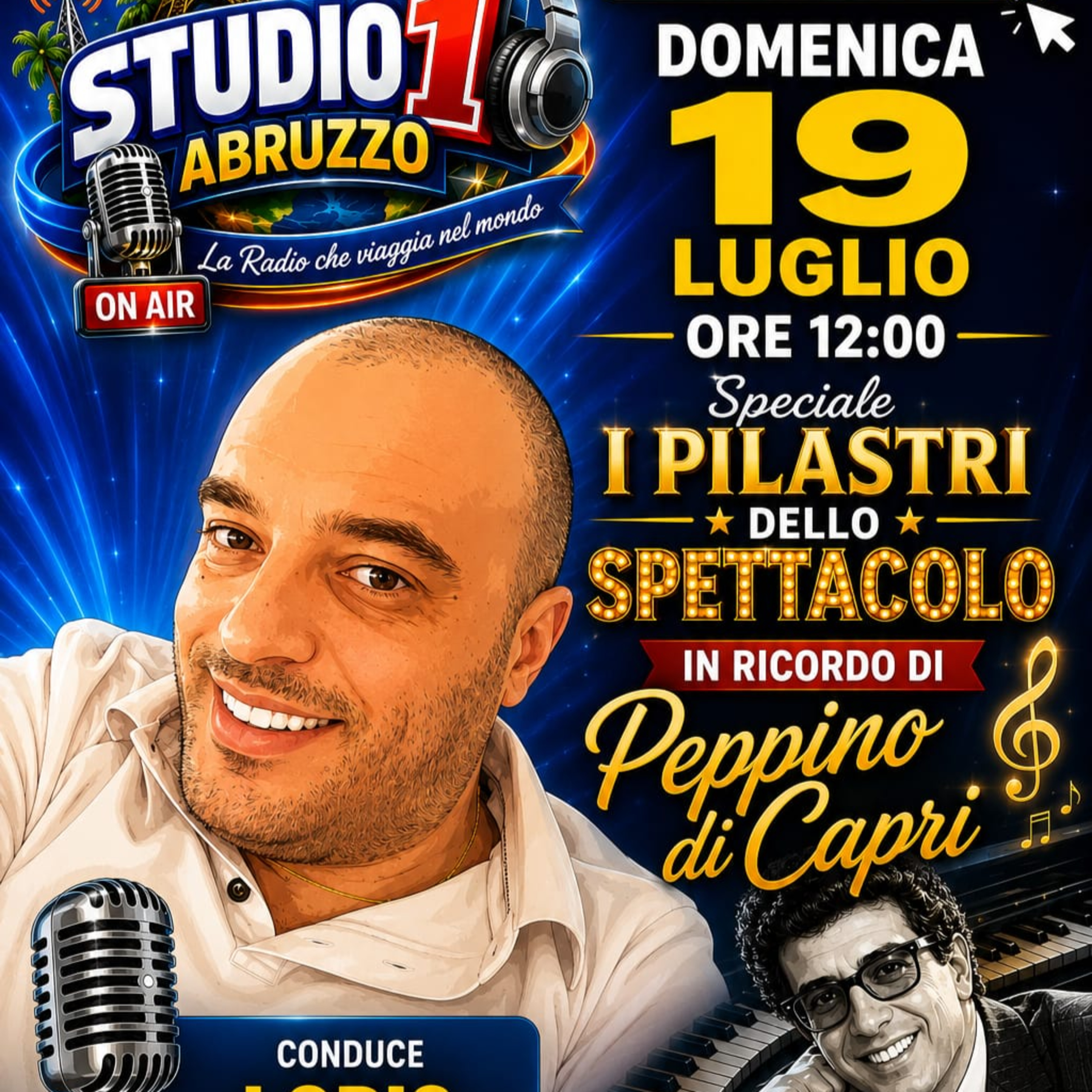 102 - Loris Cesarone - I pilastri dello spettacolo - Pepopino Di capri episode artwork