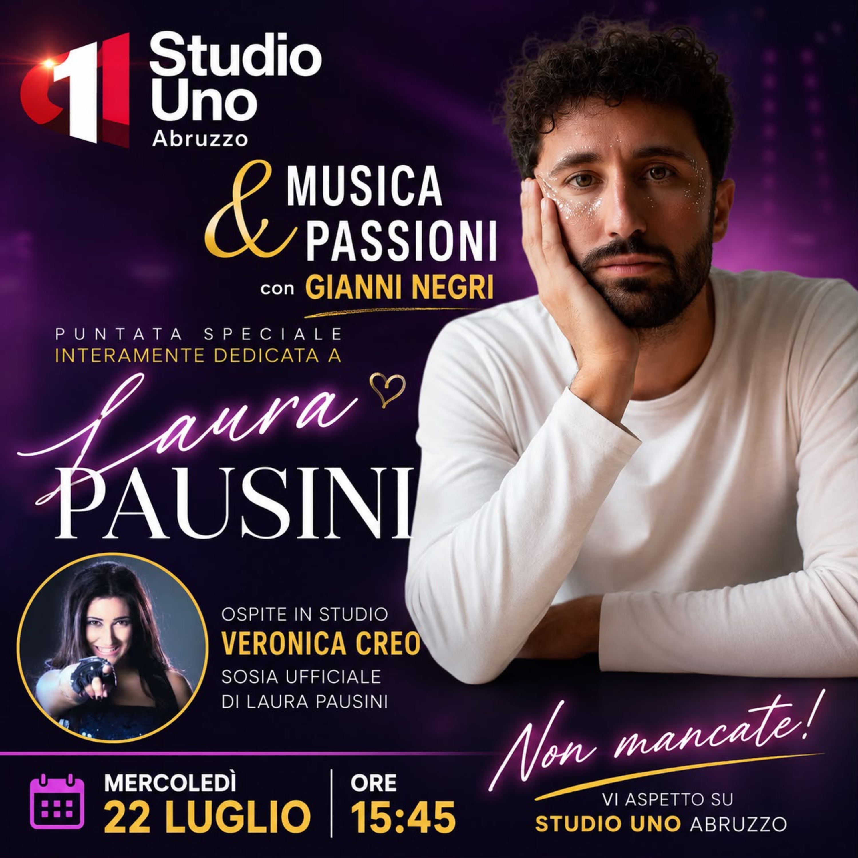 Gianni Negri - Musica e passioni - Quinta puntata - Laura Pausini episode artwork