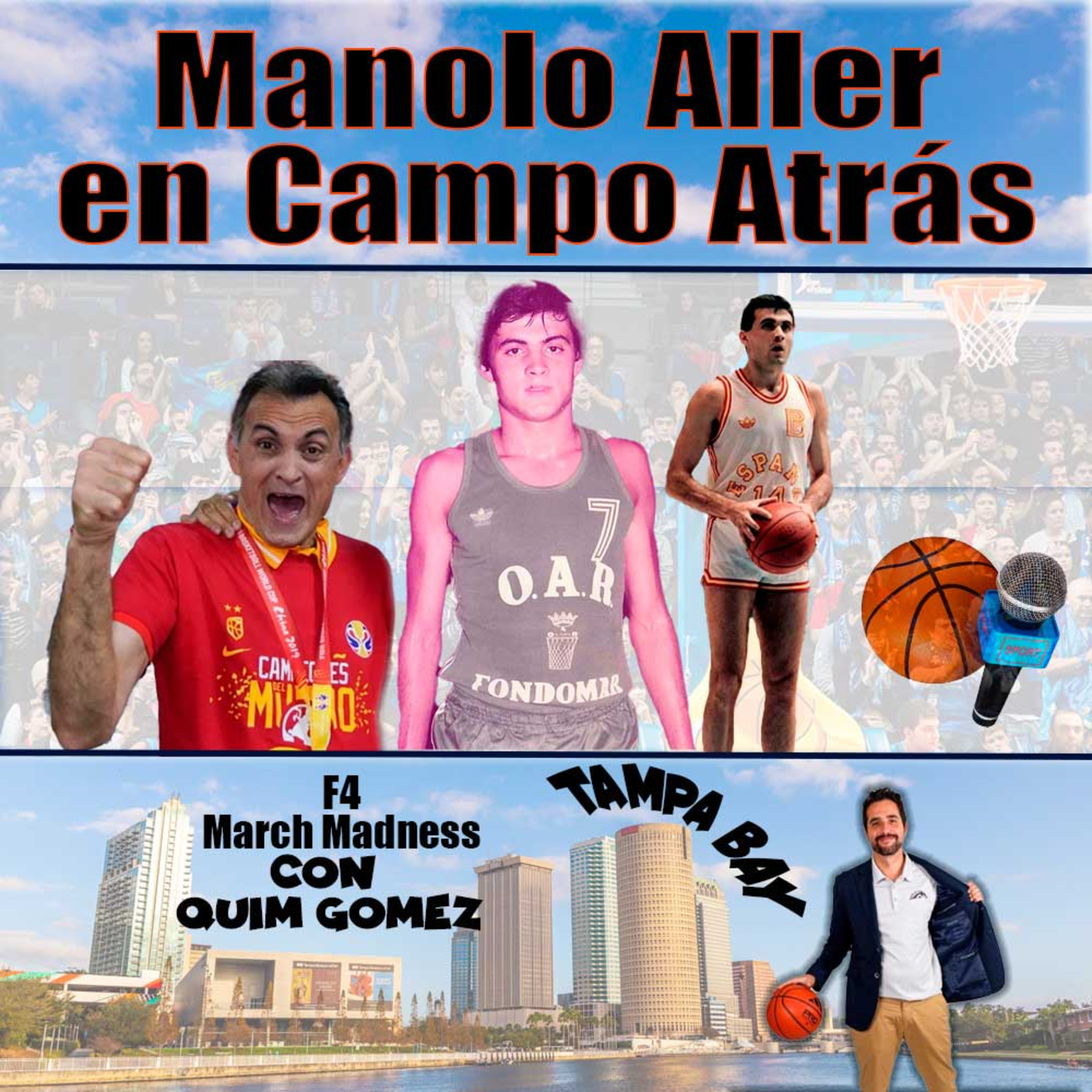 Charla con Manolo Aller, icónico jugador del OAR Ferrol | F4 NCAA con QUIM GÓMEZ desde TAMPA