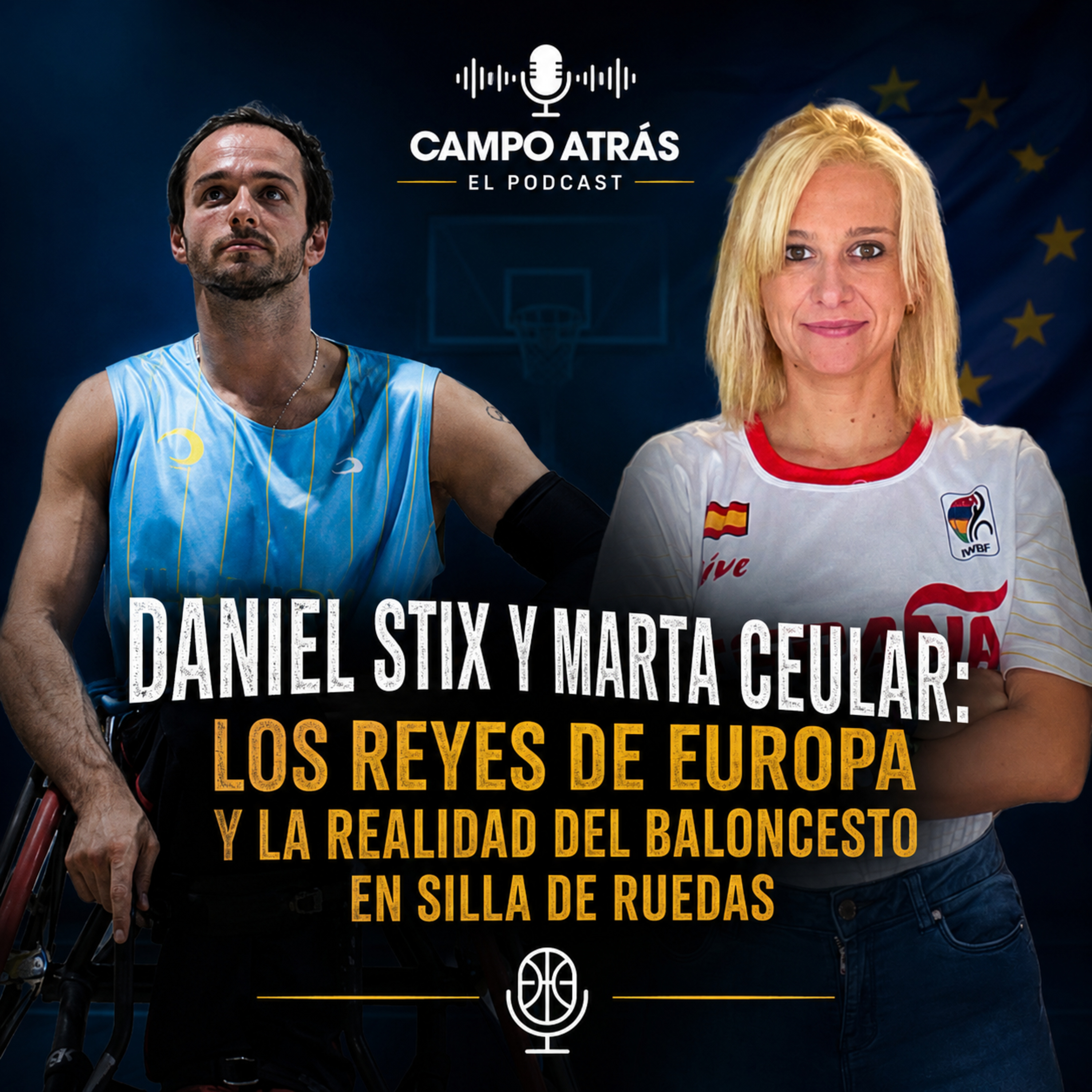  Daniel Stix y Marta Ceular: Los Reyes de Europa y la realidad del Baloncesto en Silla de Ruedas