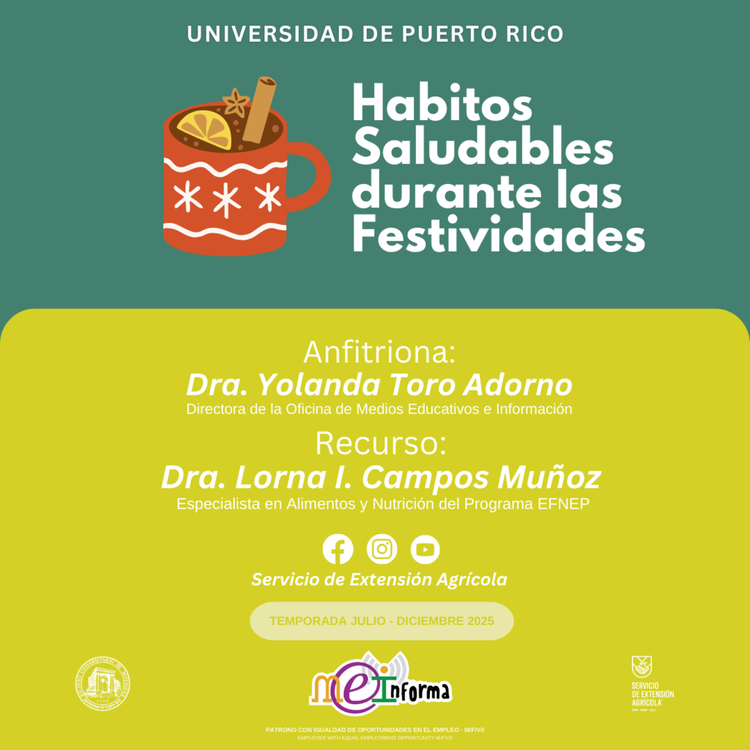 Habitos saludables durante las festividades episode artwork