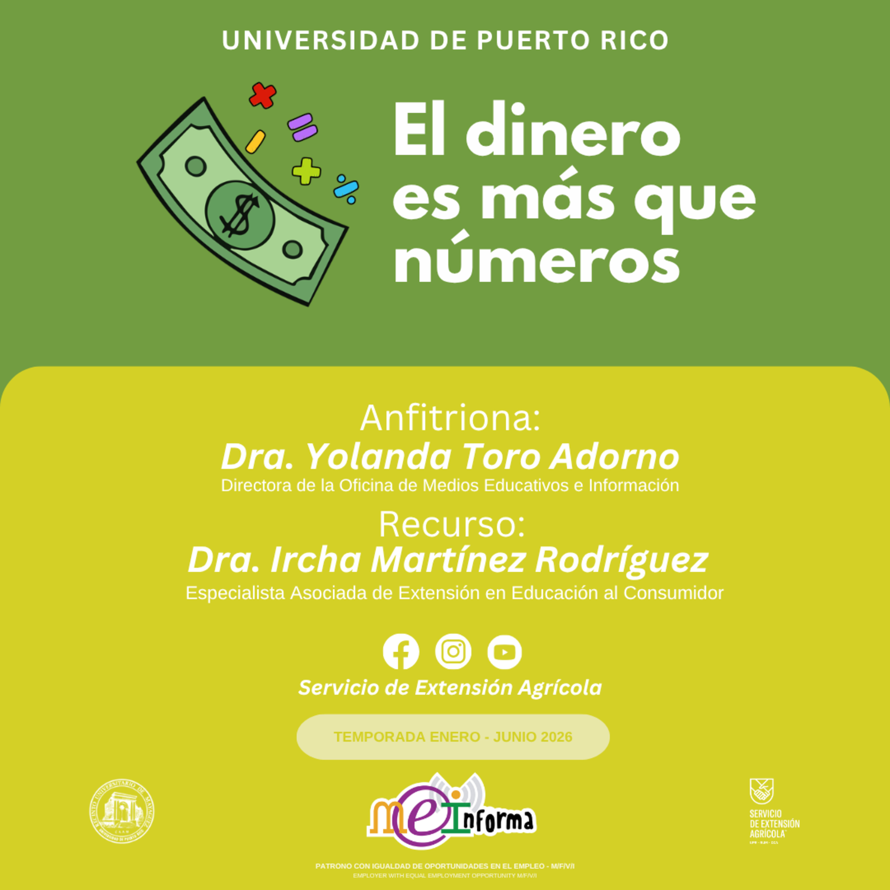El dinero es más que números