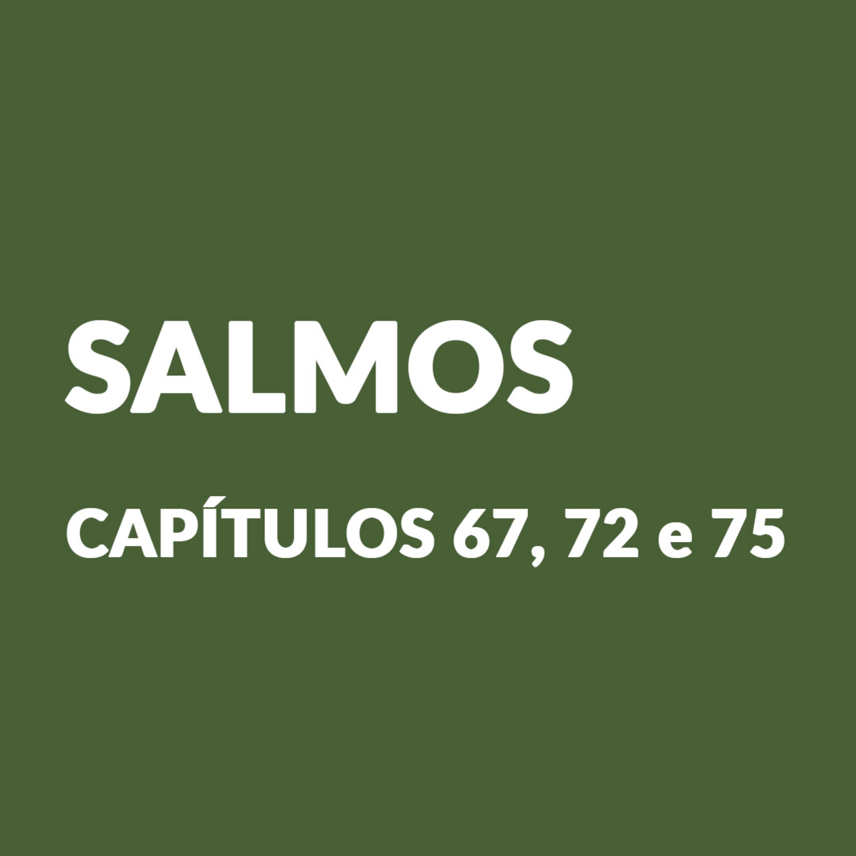 Episódio 95 - Salmos 67, 72 e 75 episode artwork