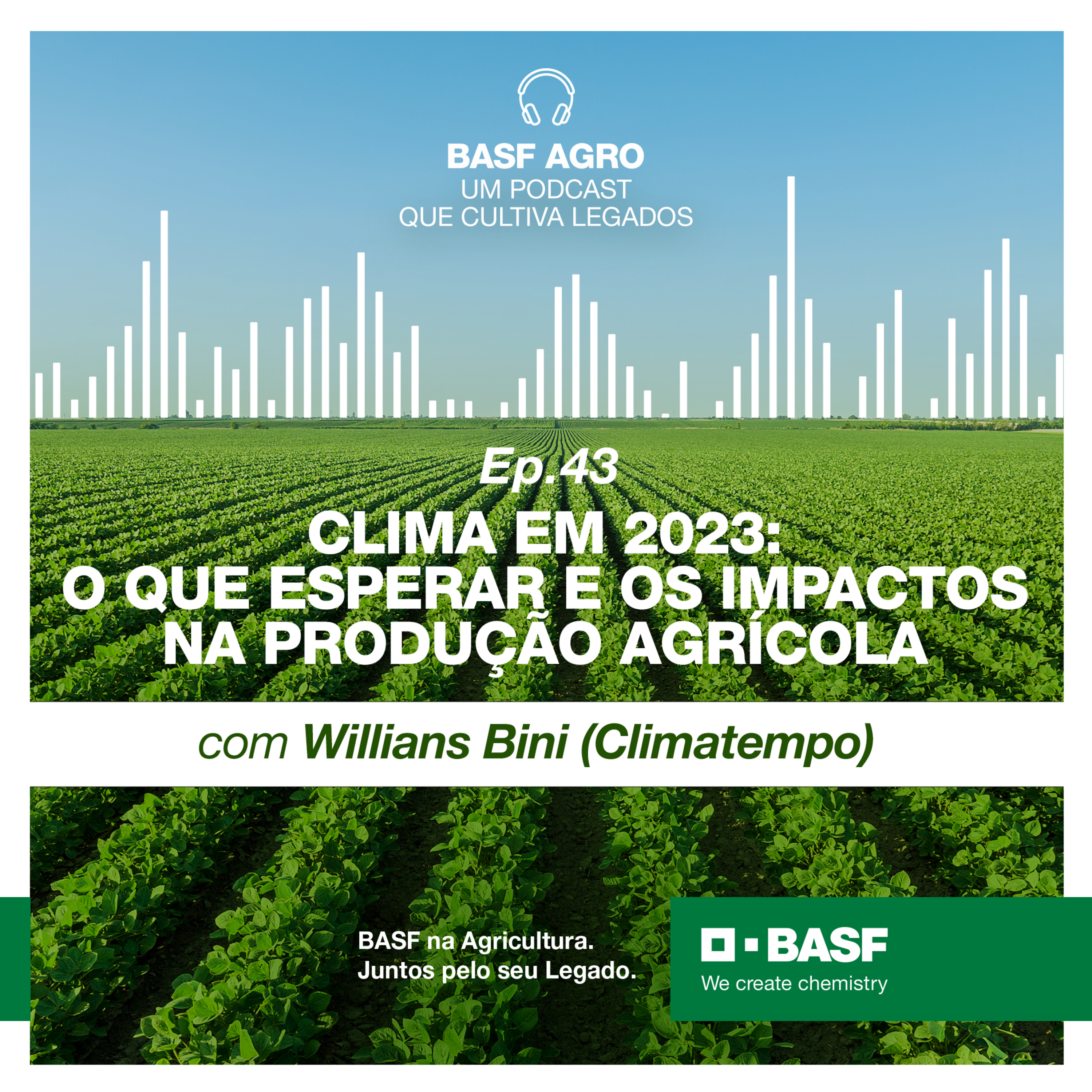 Ep. 43 - Clima em 2023: o que esperar e os impactos na produção agrícola, com Willians Bini (Climatempo) episode artwork