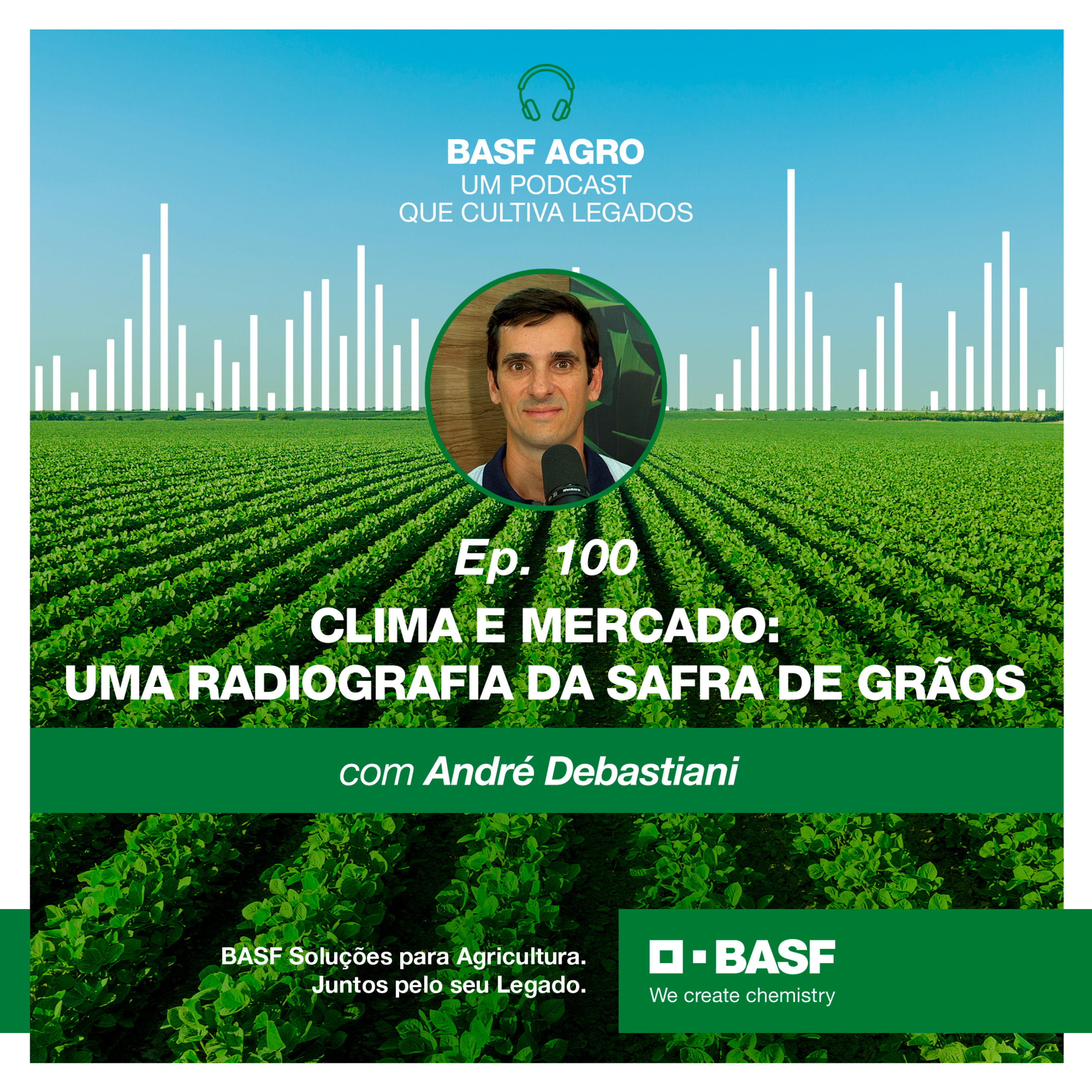 Ep 100 - Clima e mercado: uma radiografia da Safra de Grãos, com André Debastiani episode artwork