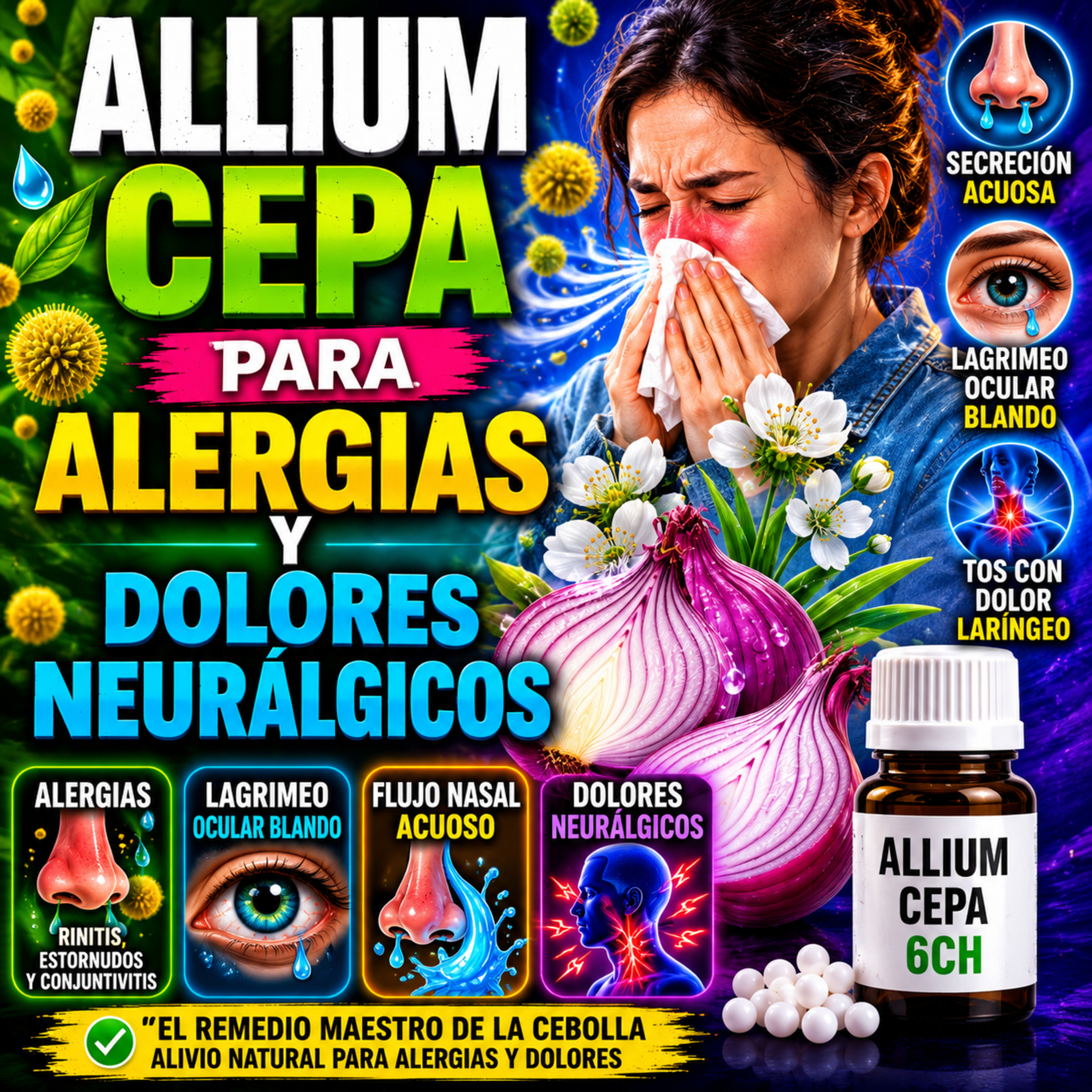 Allium Cepa para alergias y dolores neurálgicos episode artwork