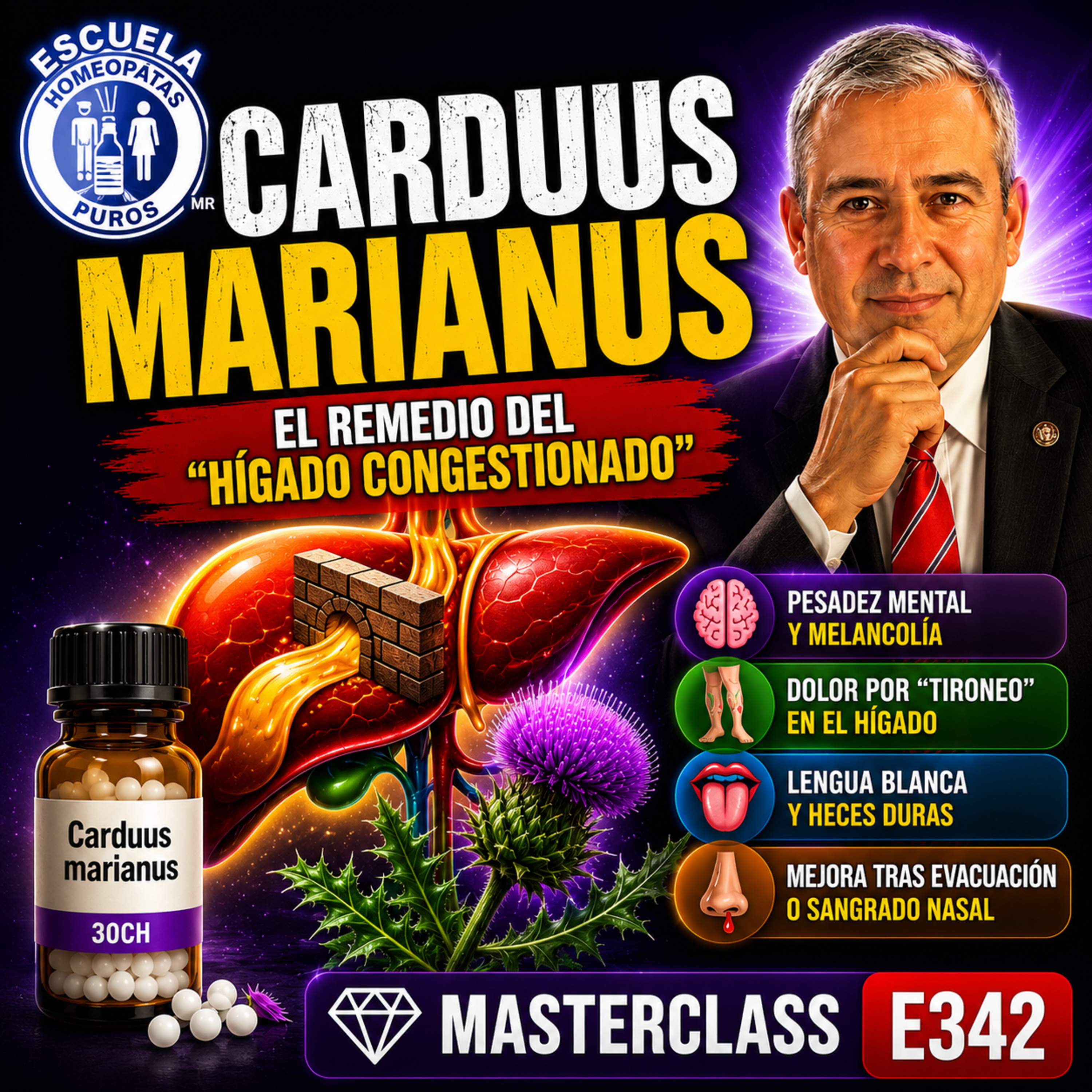 CARDUUS MARIANUS | El gran remedio homeopático del hígado congestionado 🌿🍃 episode artwork