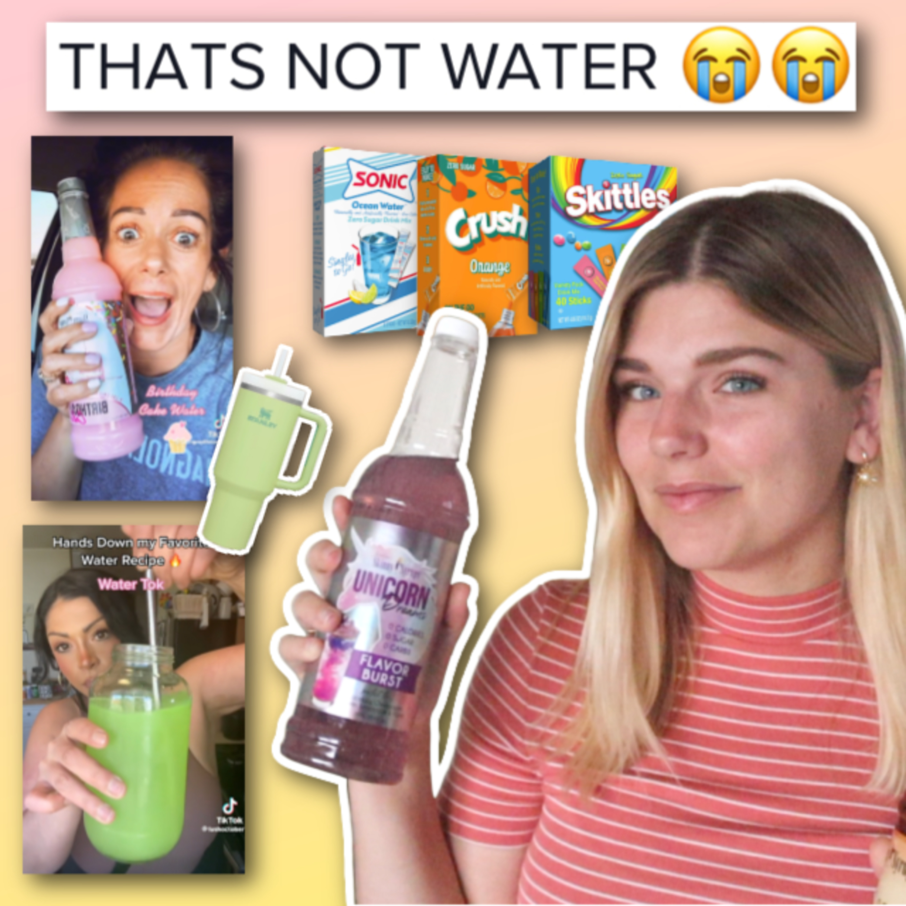 Watertok, beverage girlies, & food politics | Internet Analysis episode artwork