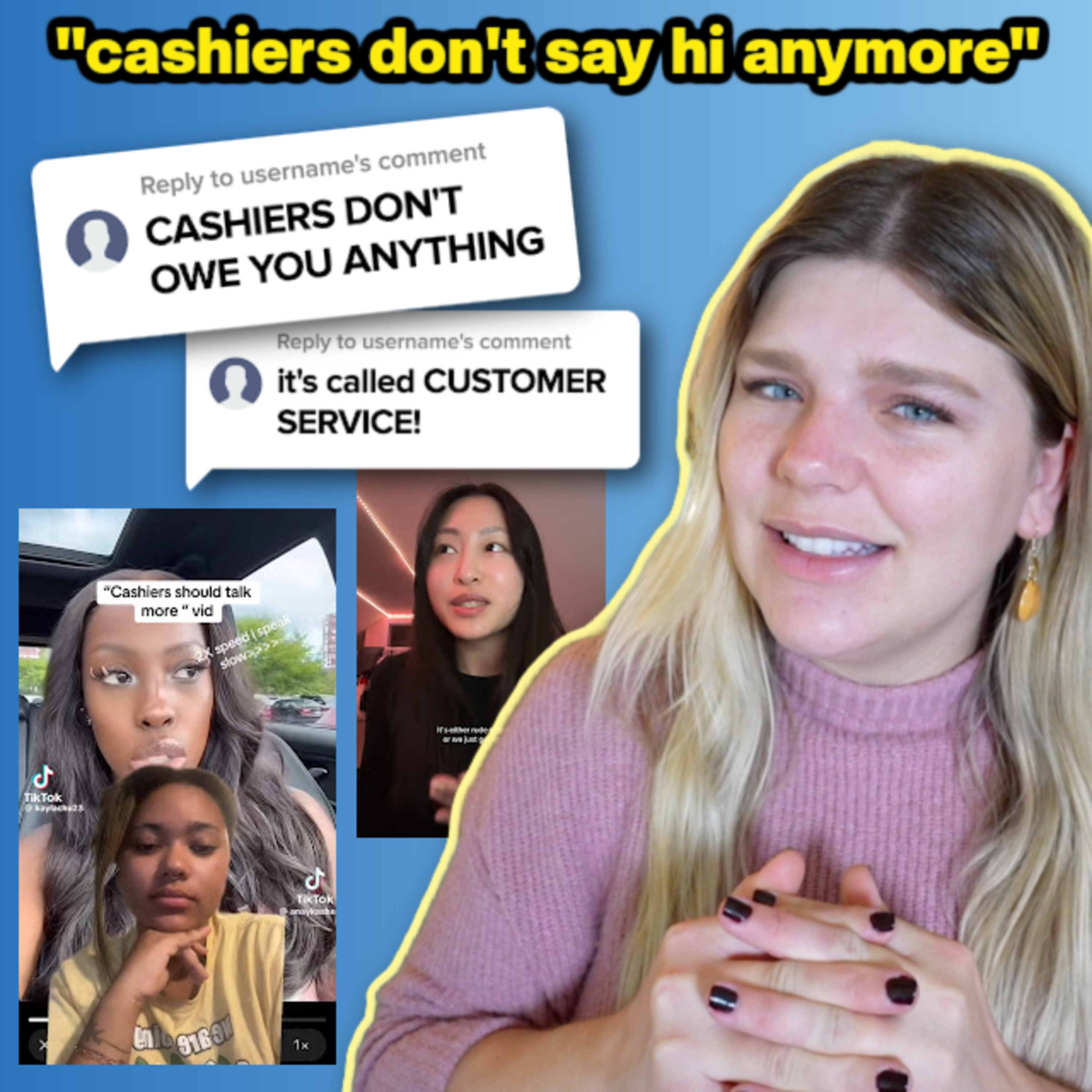 cashiers don't say hi anymore?? (the customer service & community debate) | Internet Analysis episode artwork