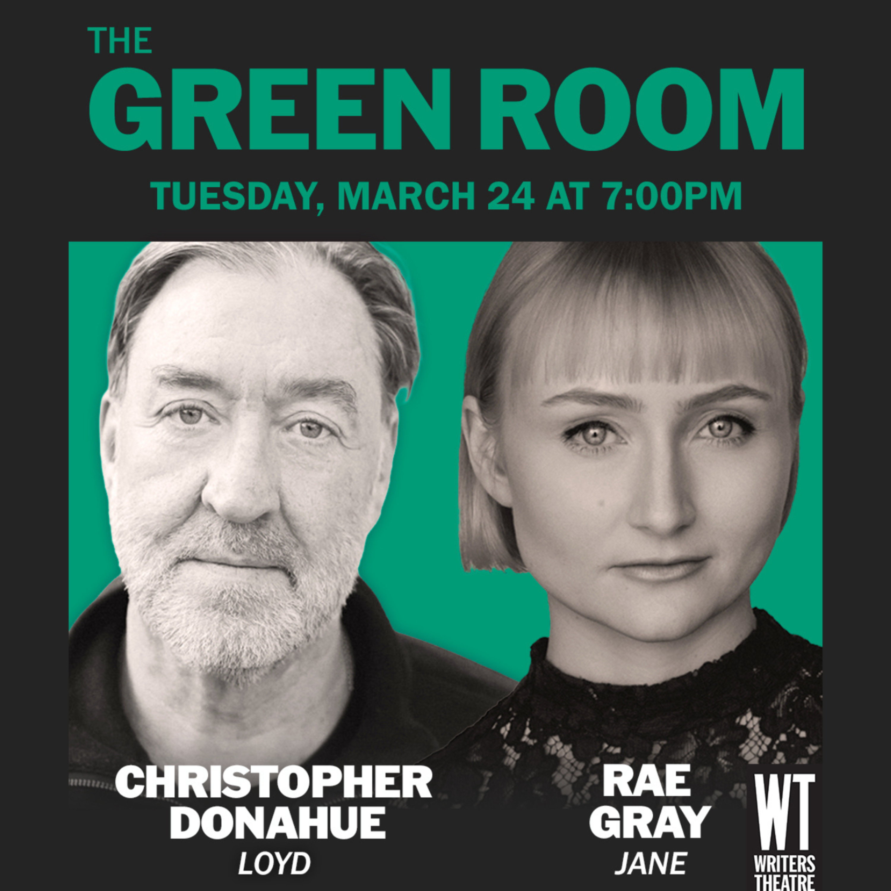 The Green Room: Christopher Donahue and Rae Gray episode artwork