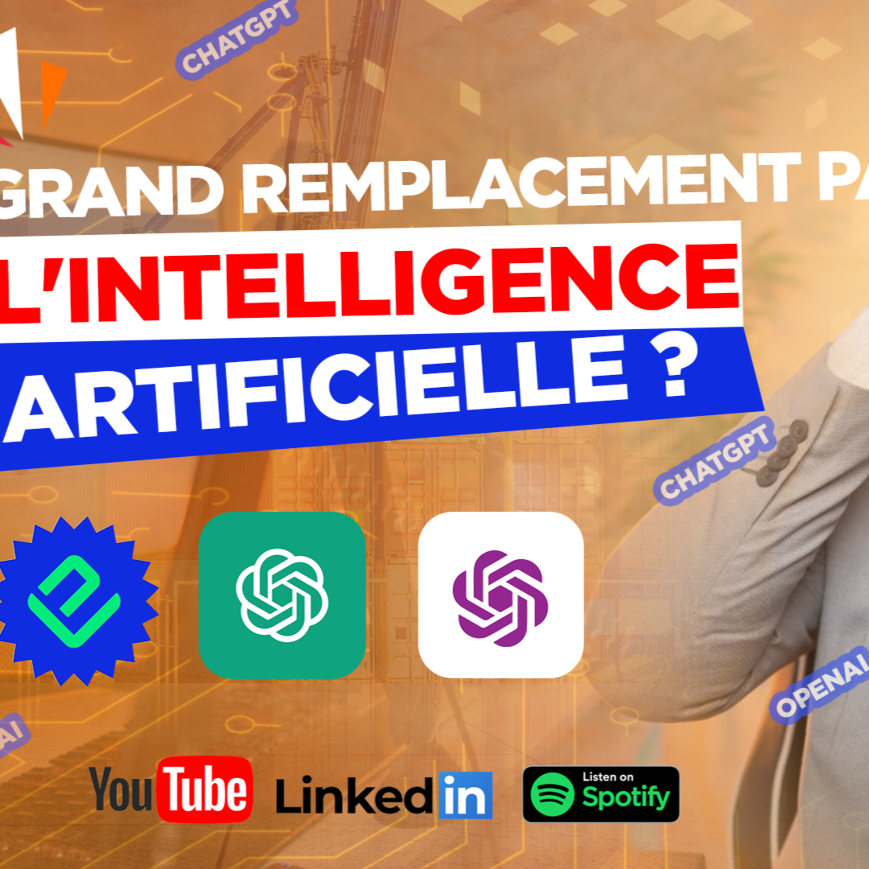 130 - [Carrière] Le grand remplacement des informaticiens par l'IA episode artwork