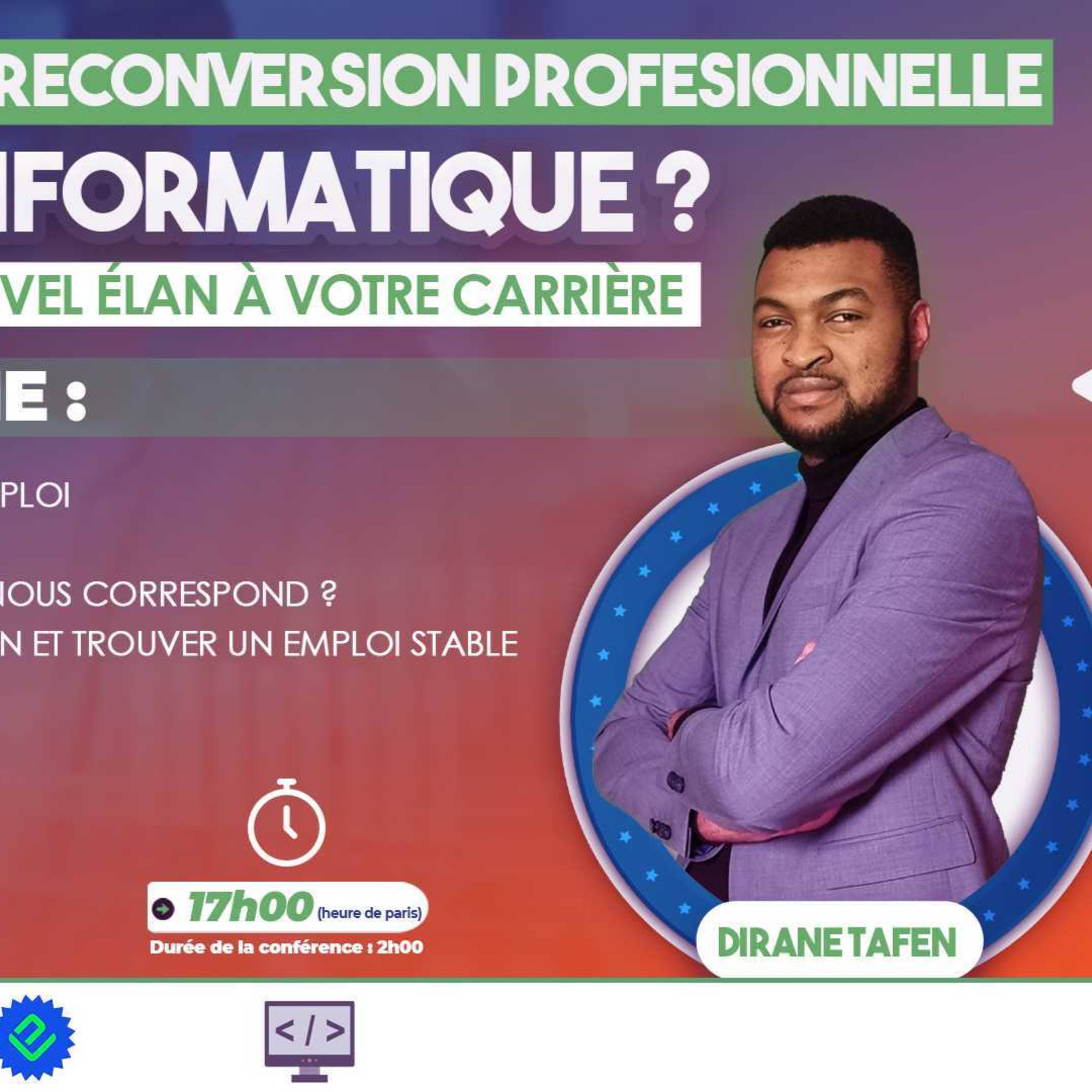 04 - [Conference] Comment reussir sa reconversion profesionnelle en informatique episode artwork