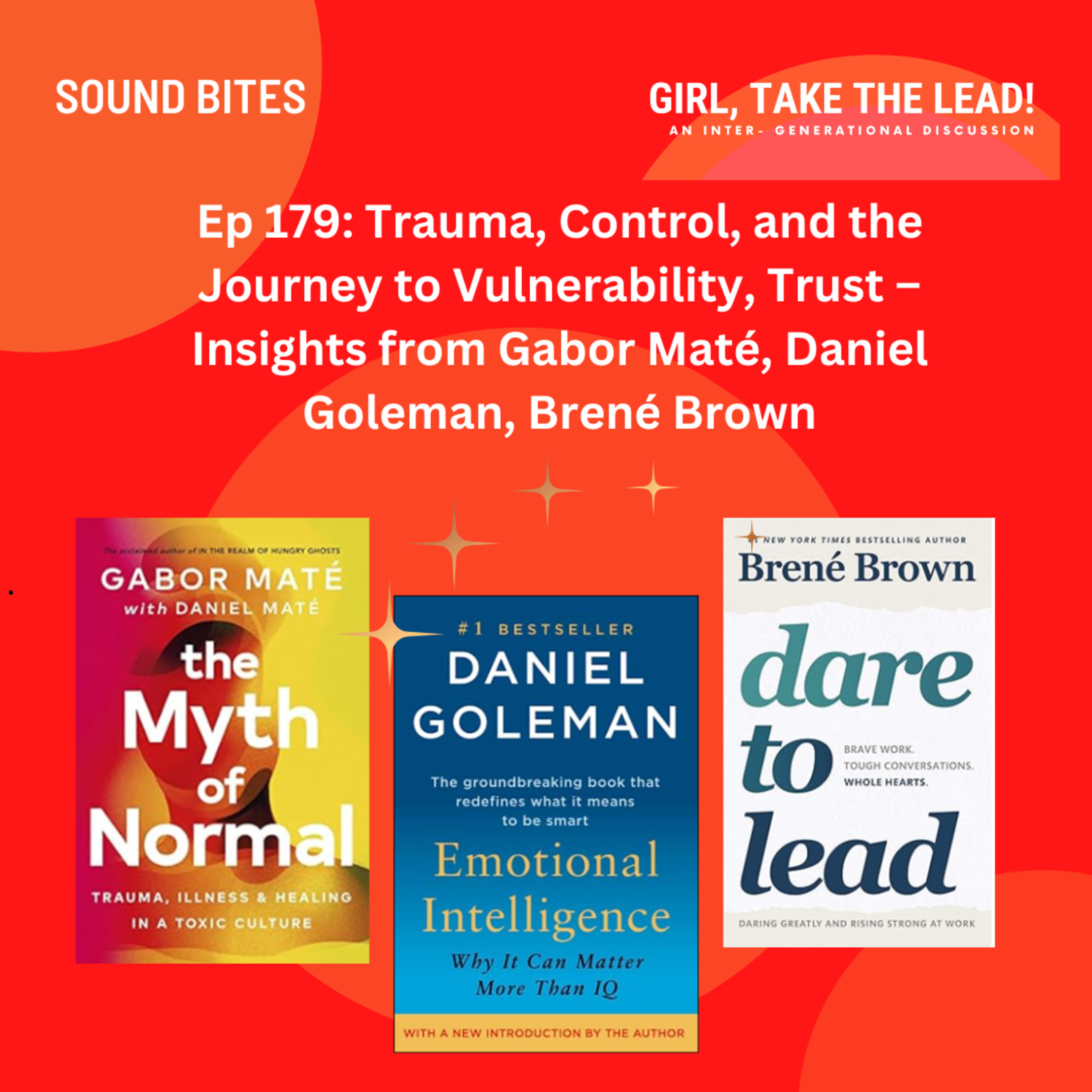 179. Trauma, Control, and the Journey to Vulnerability, Trust – Insights from Gabor Maté, Daniel Goleman, Brené Brown episode artwork