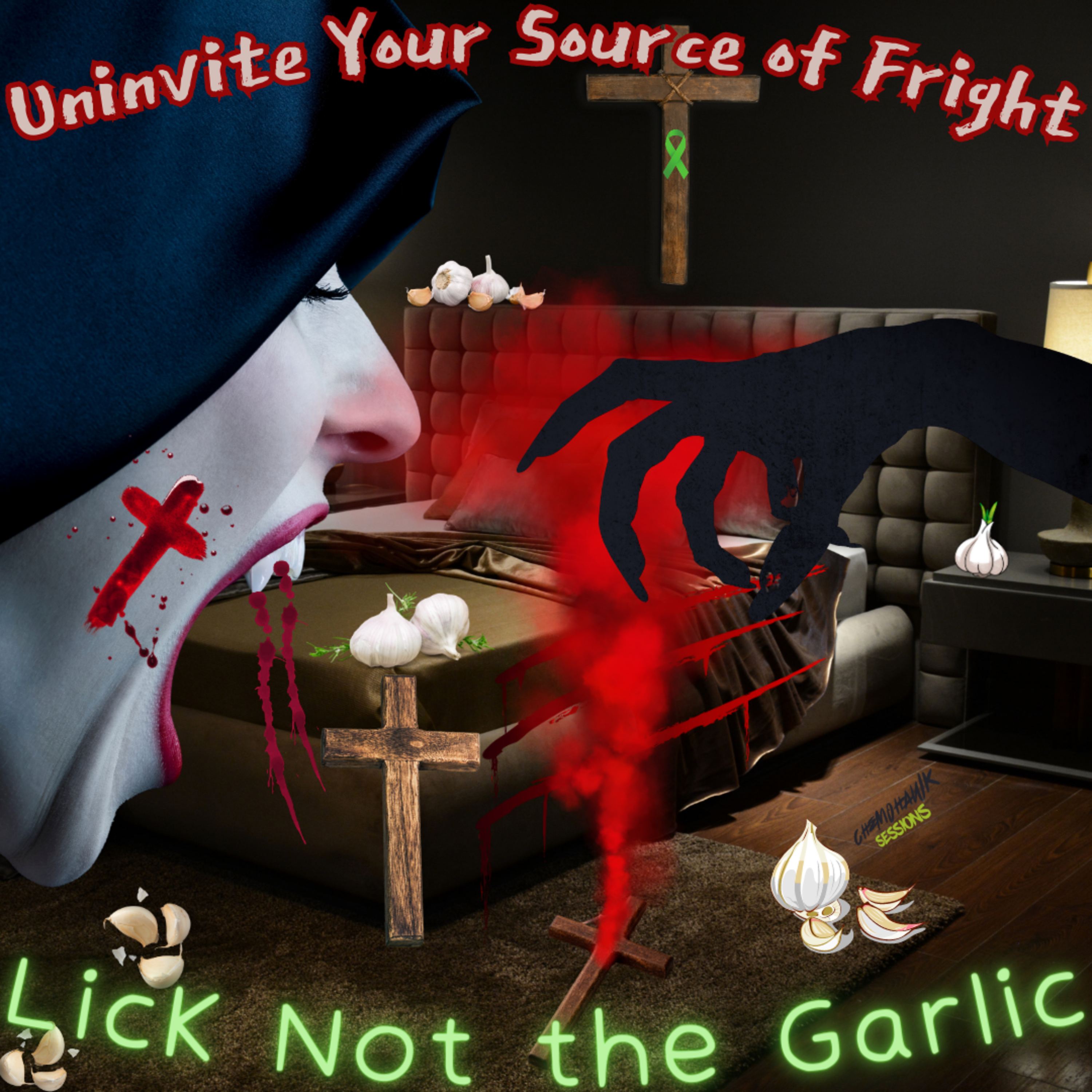 Campfire Scarytales: Submission 8: Nightly, Shifty Society--Crosses to Wear, Neighbors to Bear (Nocturnal Shift, Shifty Neighbors); (Blood Bags, Red Flags, Toe Tags); (Nightly Neighbors/Night Shift) episode artwork